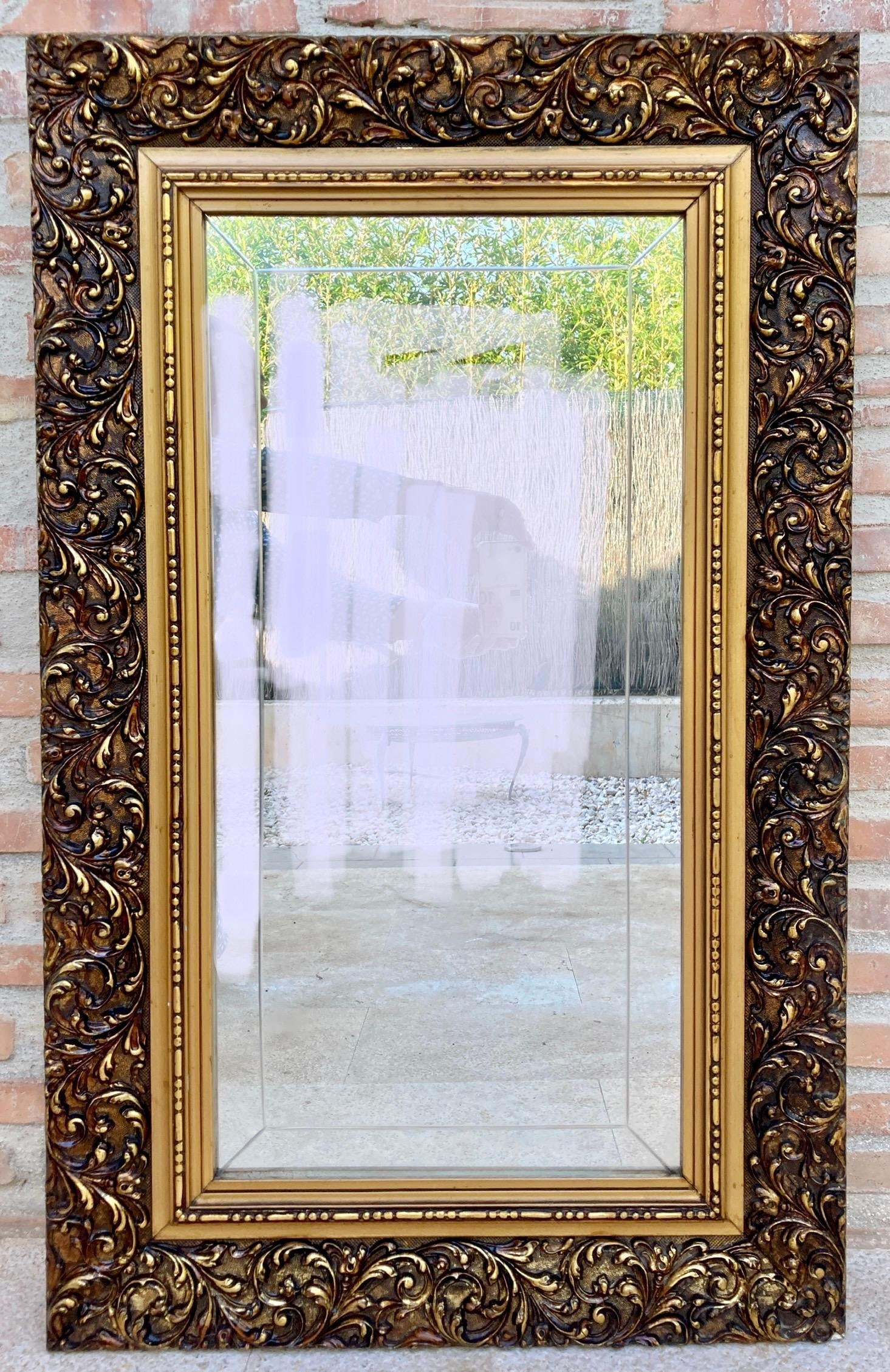 Vintage French Mirror with Gold Frame - 8