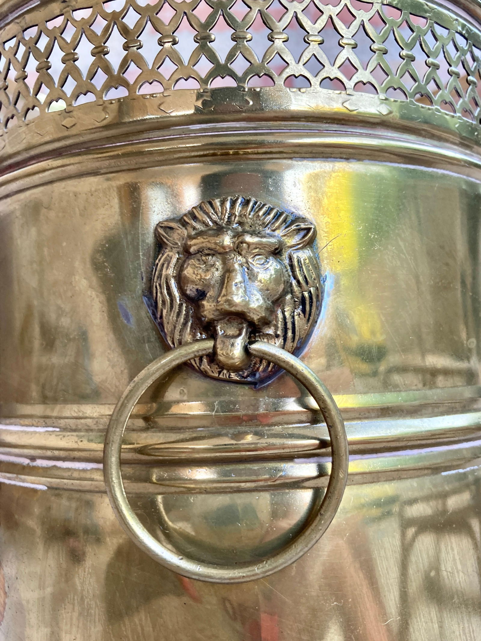 20th Century Round Brass Umbrella Stand - 11