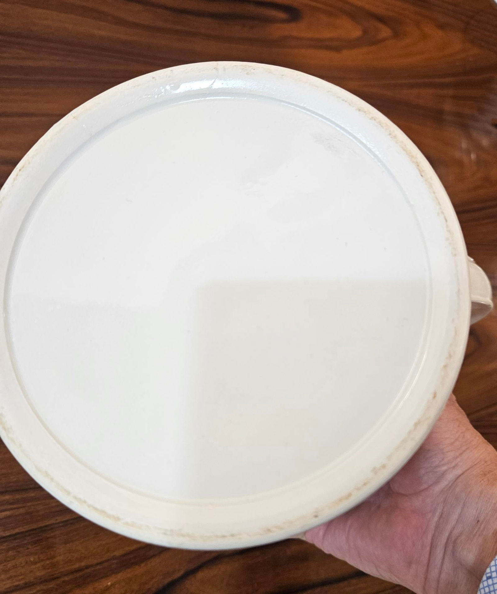 English Mocha Pottery Creamware Earthworm Jug - 7