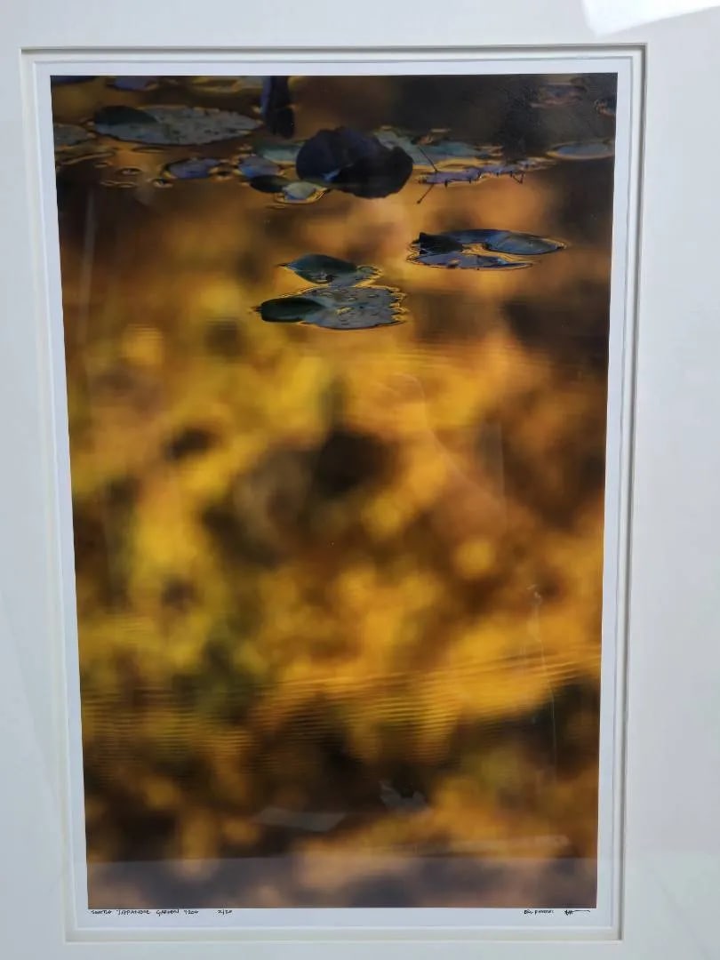 Late 20th Century Bill Pusztai Signed Limited Edition "Seattle Japanese Garden" Photograph & "Black - 11