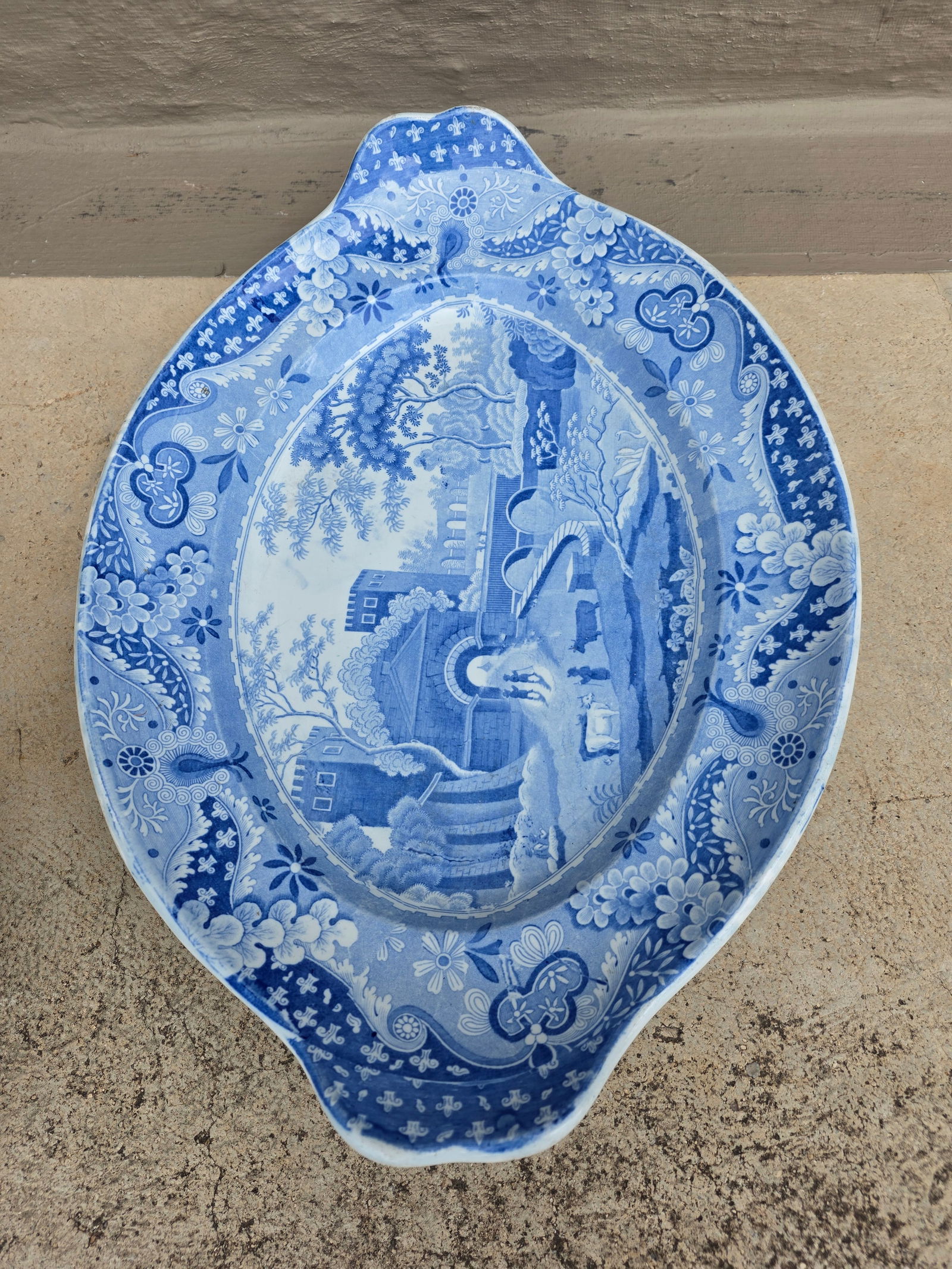 Blue and White Spode Tureen With Under Plate - 12