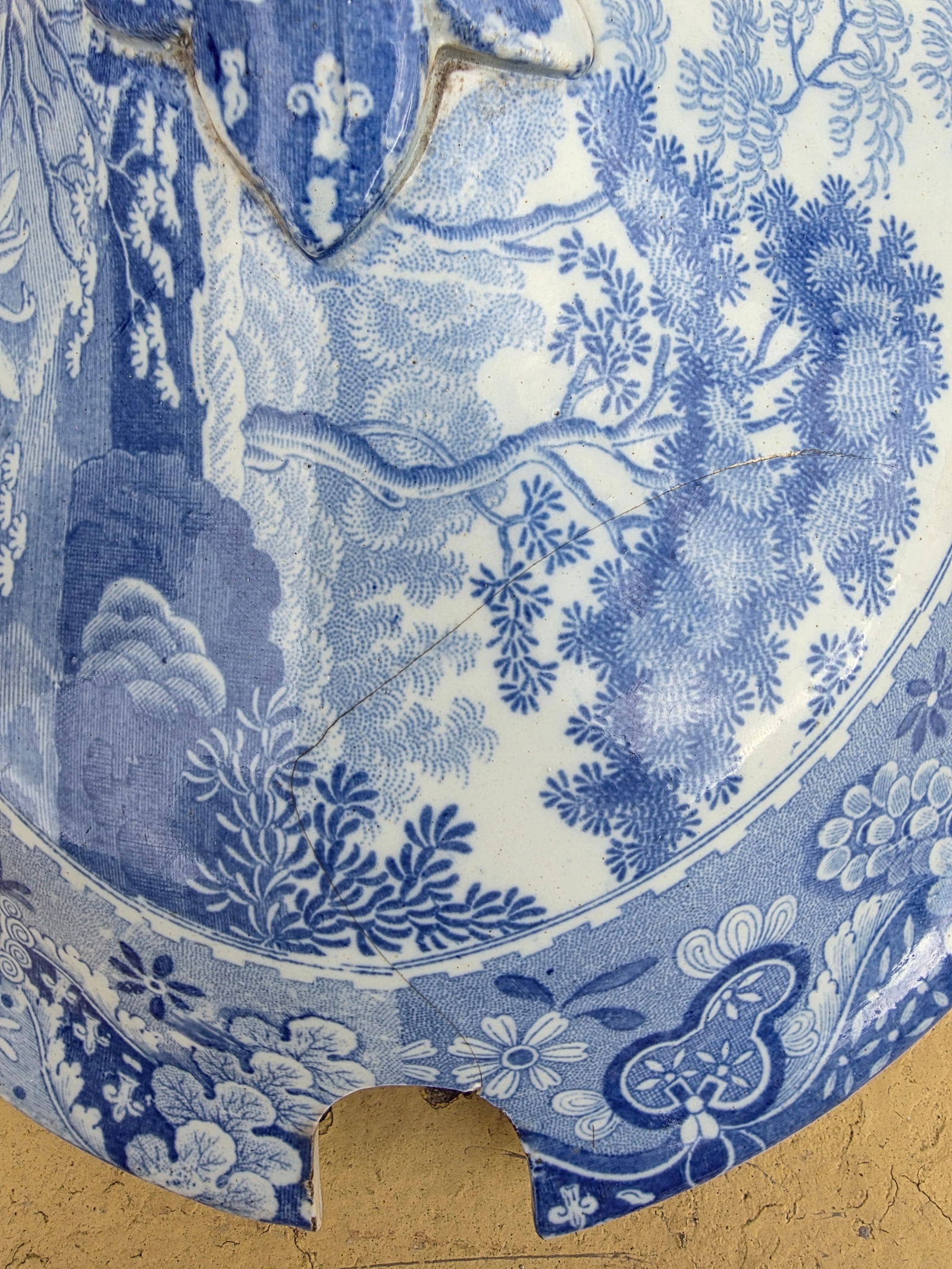 Blue and White Spode Tureen With Under Plate - 3