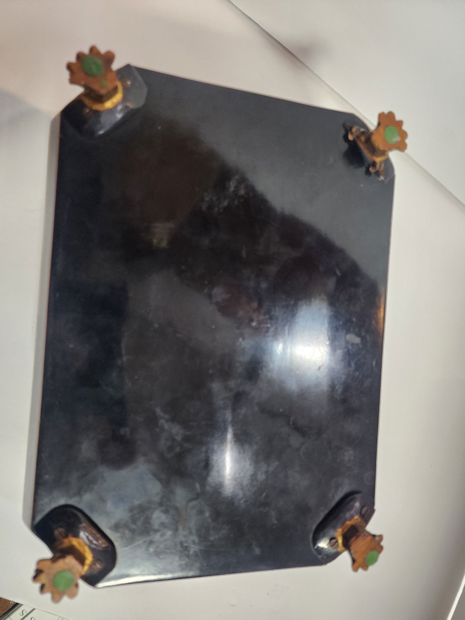 19th Century Chinese Gold and Black Lacquer Box - 8