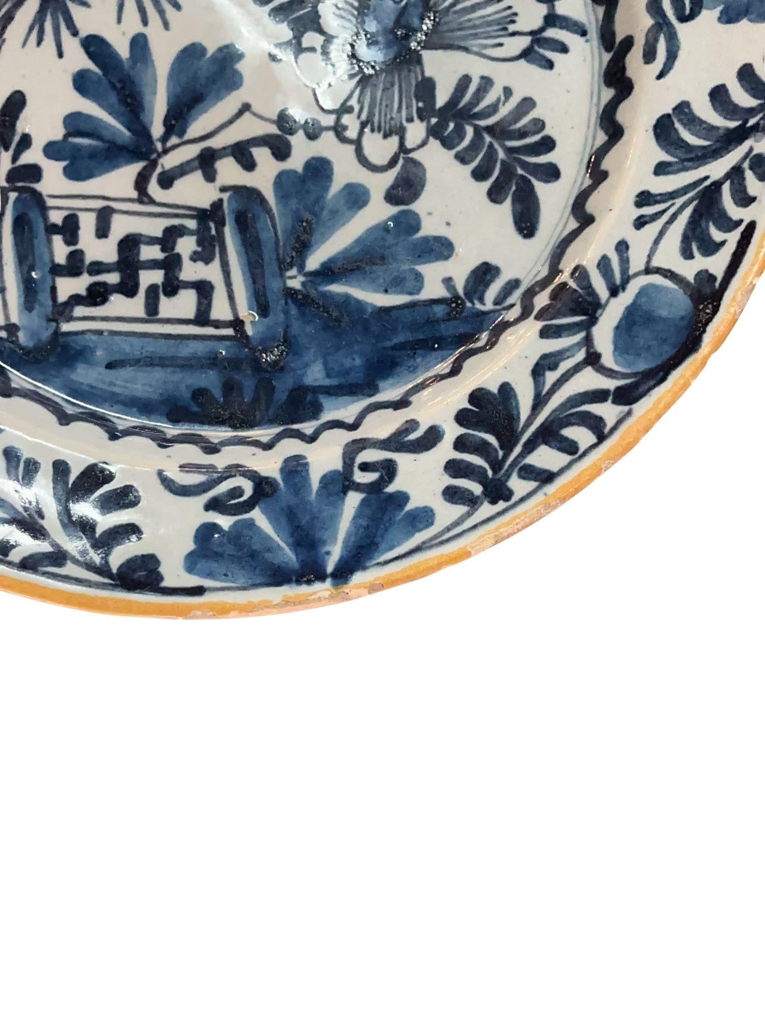 18th Century Delft Plate - 4
