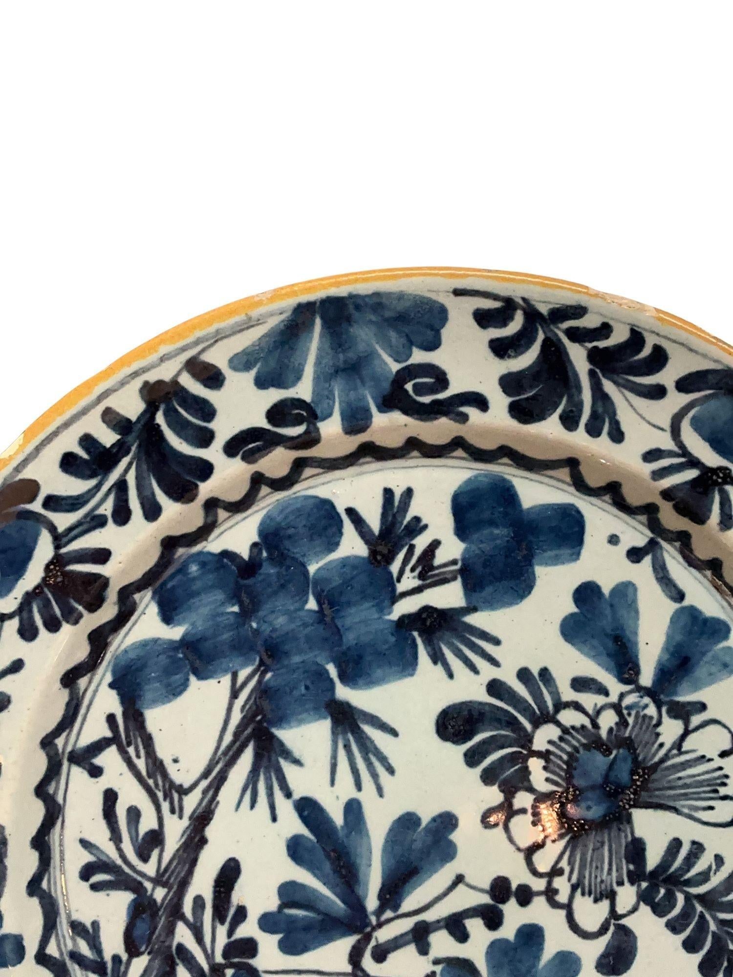 18th Century Delft Plate - 6