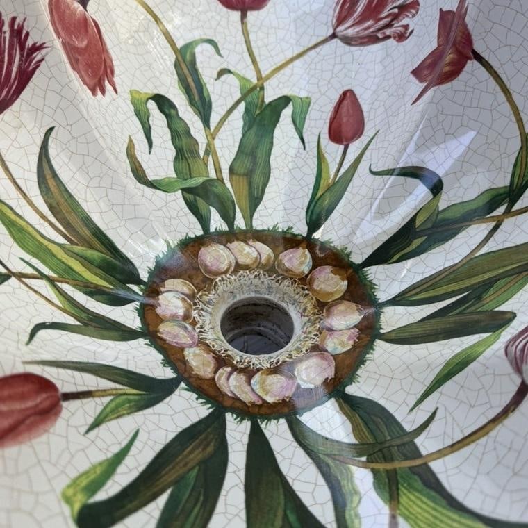 1990's Kohler Artist Edition - Fables and Flowers Cantata Countertop Sink - 3