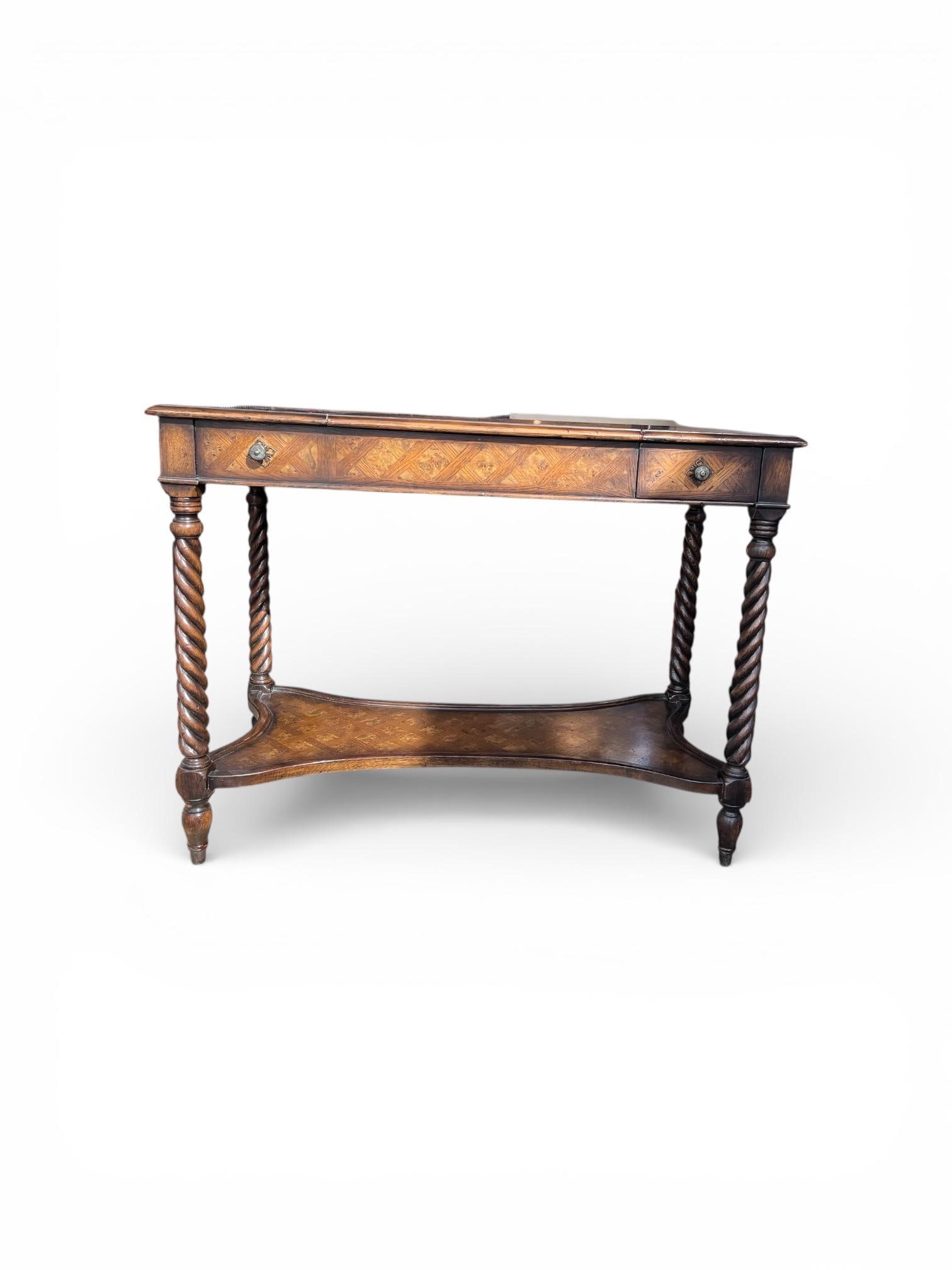 Vintage Bombay Company Parquetry Game Table - 7