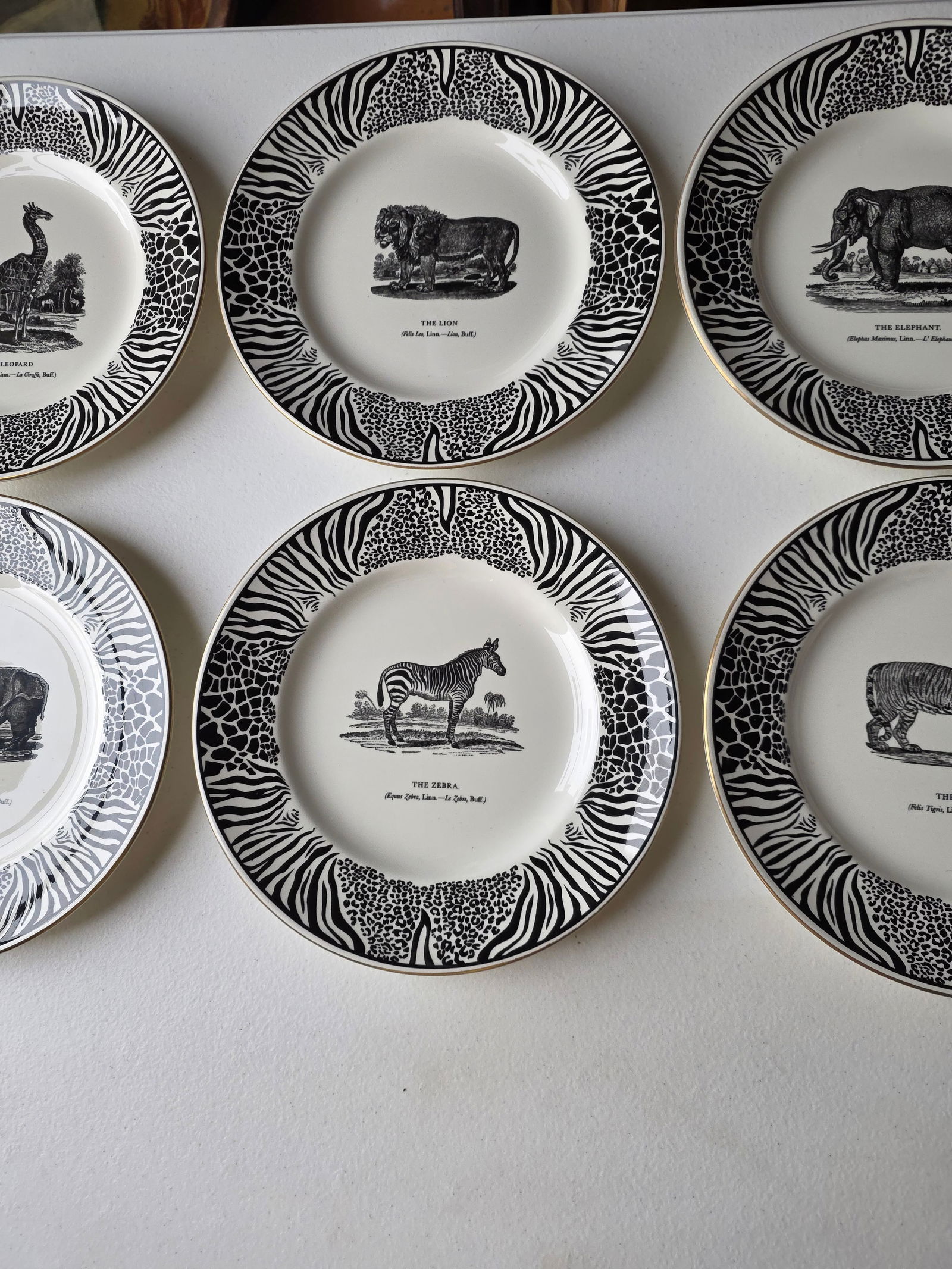 Bewicks Beastes Prinknash Abbey Pottery Plates Six - 4