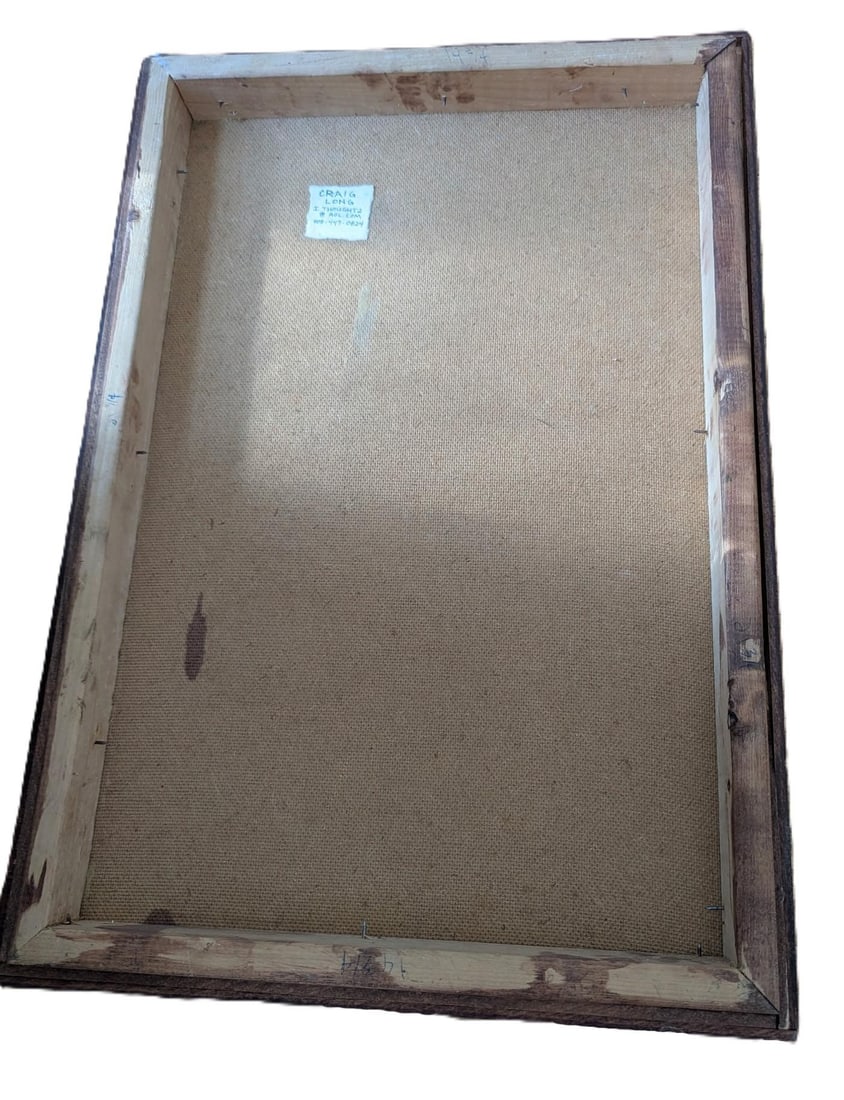 Signed Original Painting by Artist Craig Long - 6