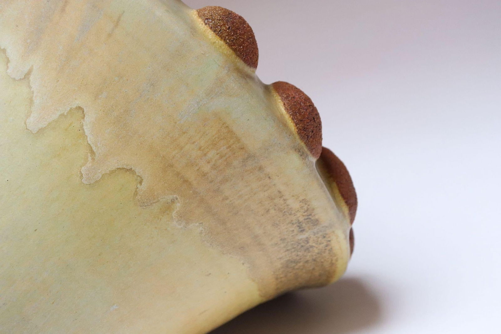 Large Mid-Century Modern Glazed Terracotta Planter With Saucer by Deanna Nichols - 10