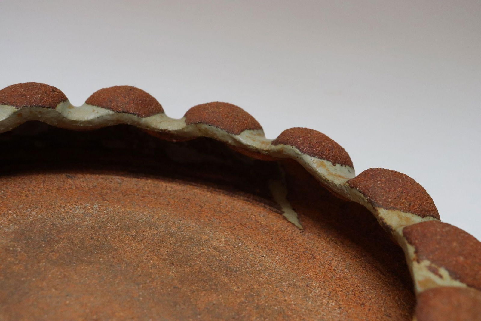 Large Mid-Century Modern Glazed Terracotta Planter With Saucer by Deanna Nichols - 13