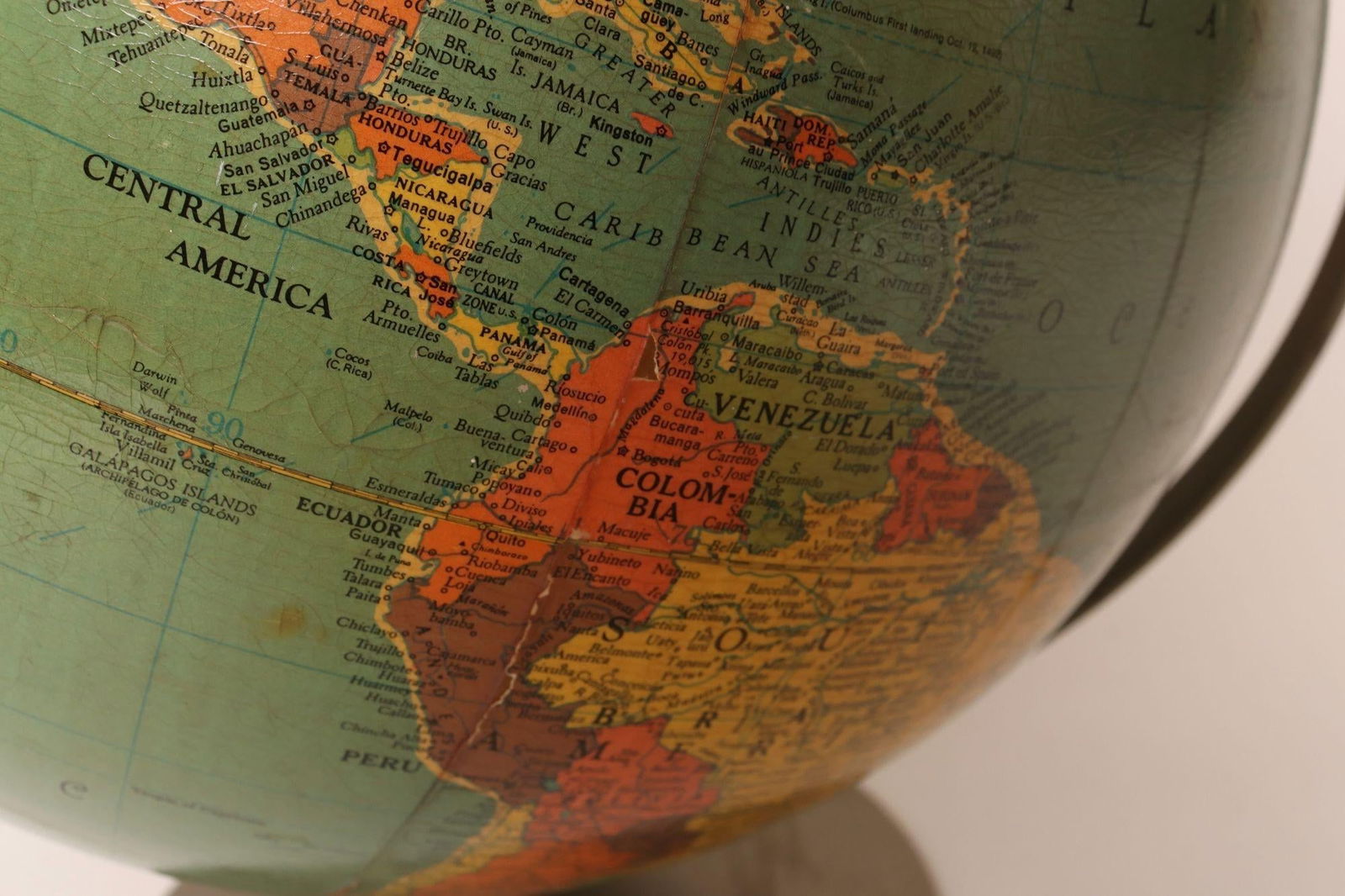 Mid-Century American Modern Illuminated 12" Library Globe by Replogle - 13