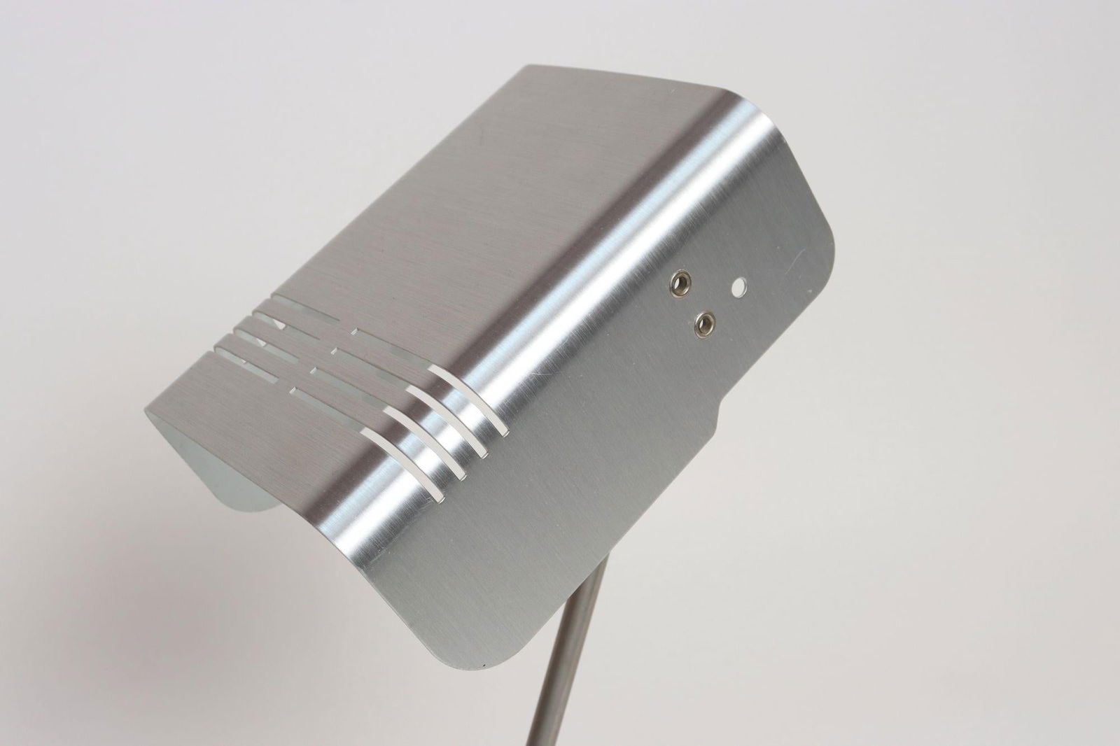 Vintage Italian Aluminum Table Lamp With Swiveling Shade by Targetti Sankey - 12