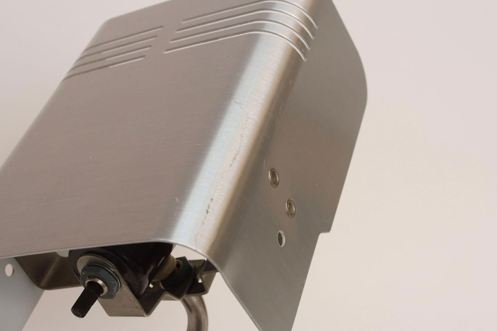 Vintage Italian Aluminum Table Lamp With Swiveling Shade by Targetti Sankey - 14