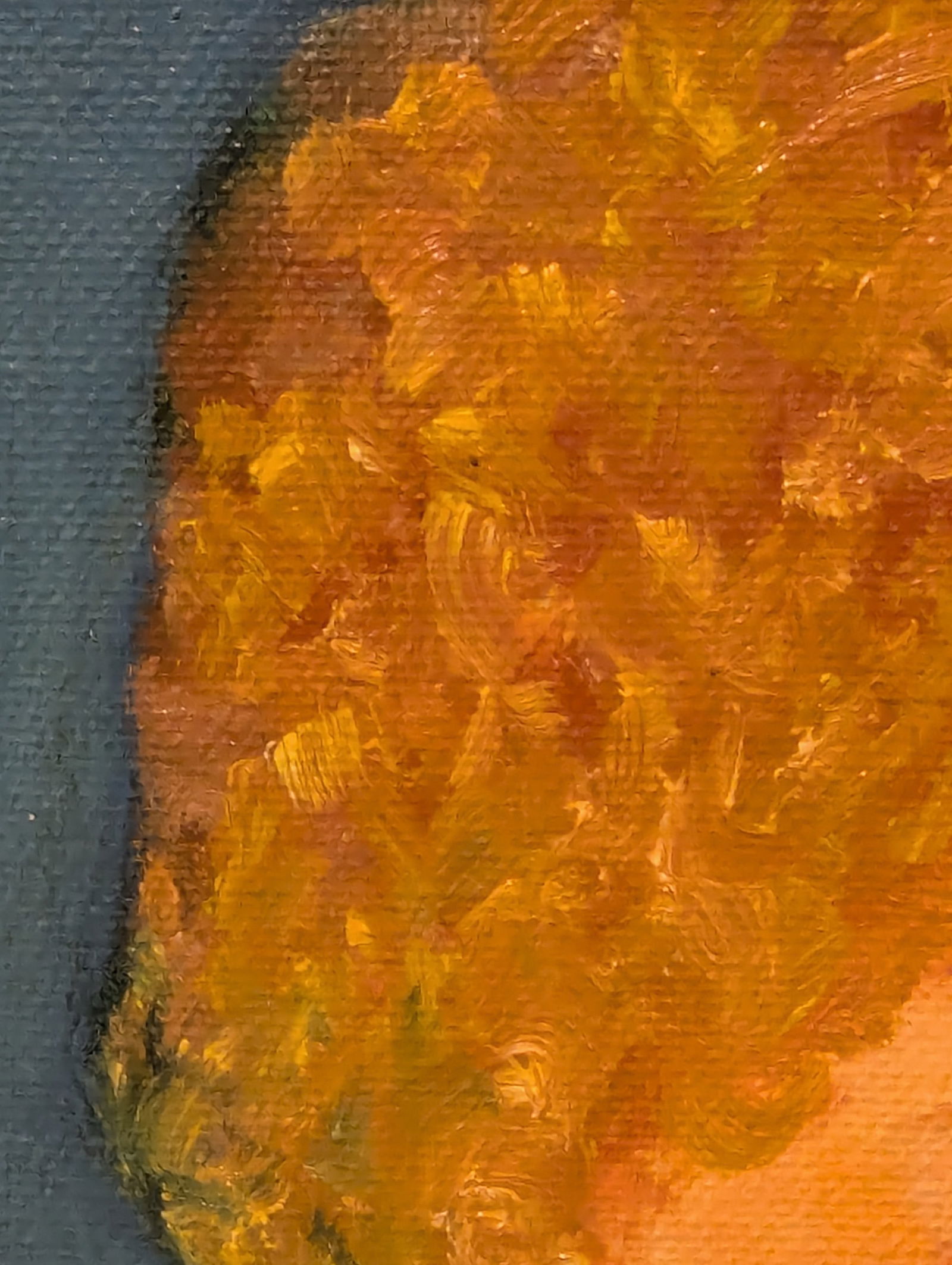 1970s Original Acrylic Painting Portrait of Redheaded Woman by Larry Zingale - 4