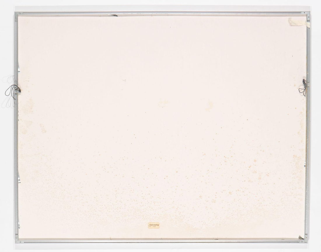 1970s Large 51" Original Signed Carol Summers "Rocky Mountains" Woodcut Print - 4