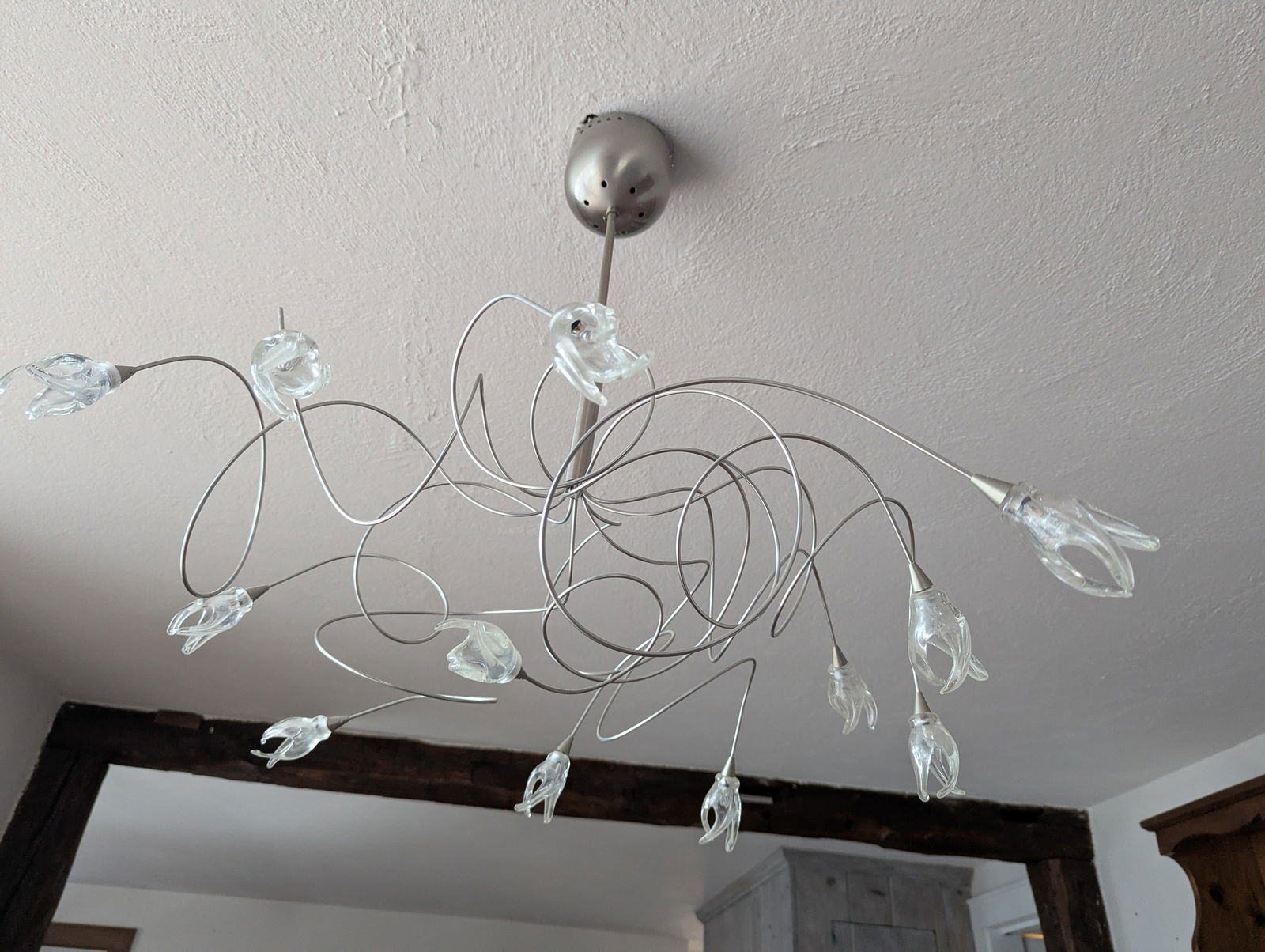 1990s Harco Loor Designer Lighting Fixture/Chandelier - 5