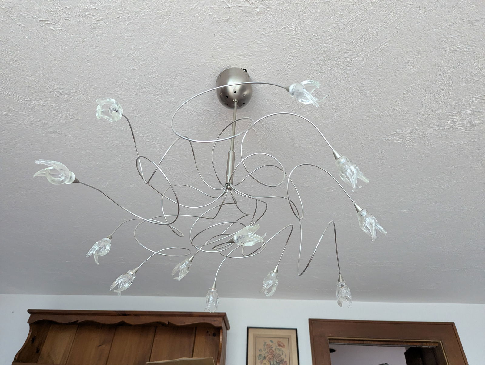 1990s Harco Loor Designer Lighting Fixture/Chandelier - 6