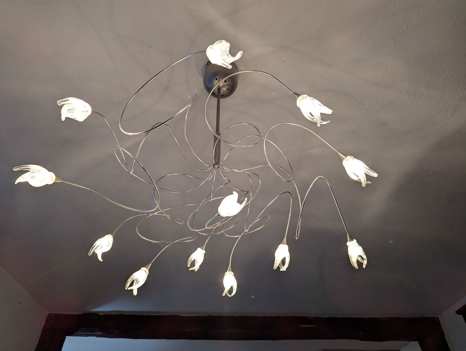 1990s Harco Loor Designer Lighting Fixture/Chandelier - 7