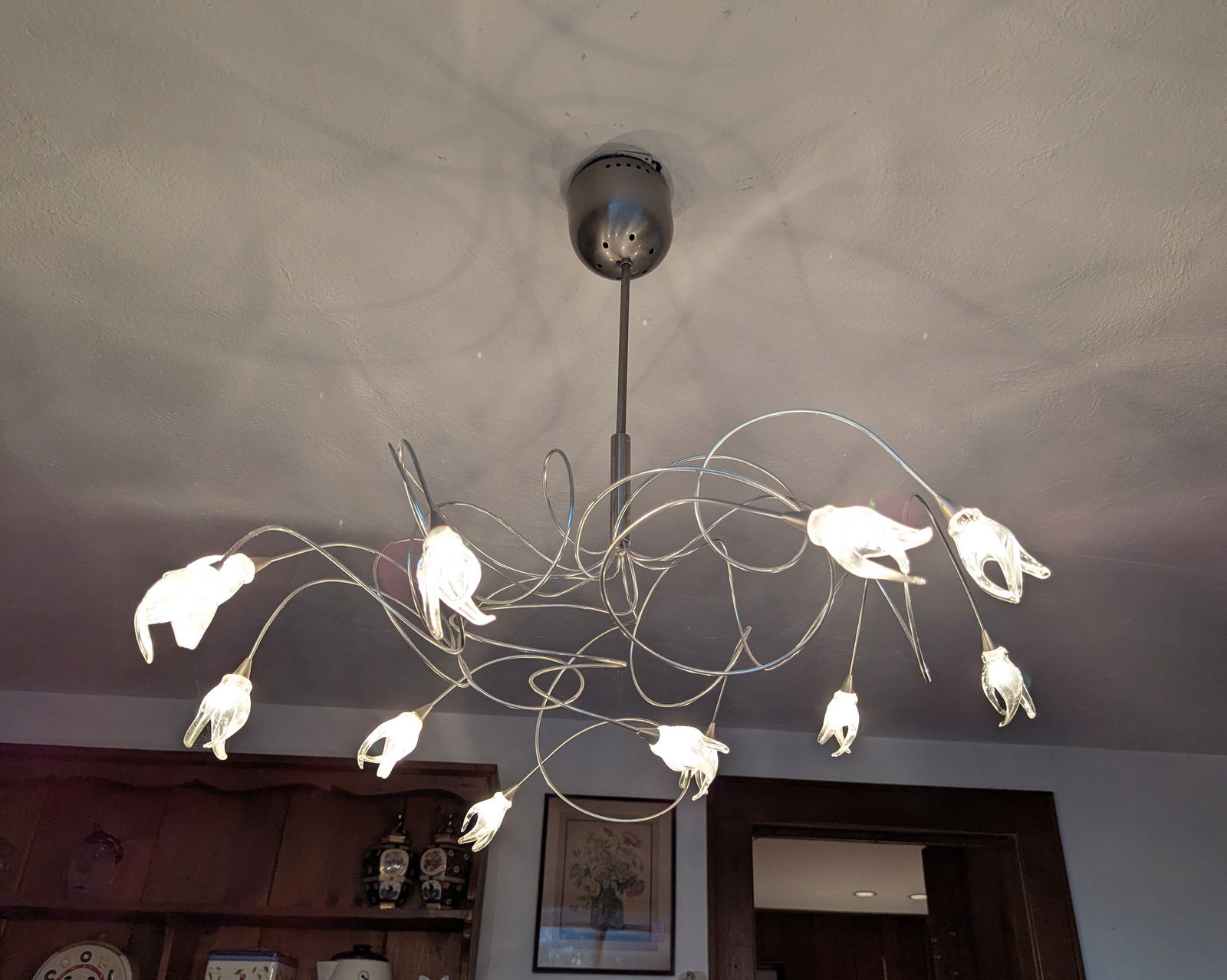 1990s Harco Loor Designer Lighting Fixture/Chandelier - 8
