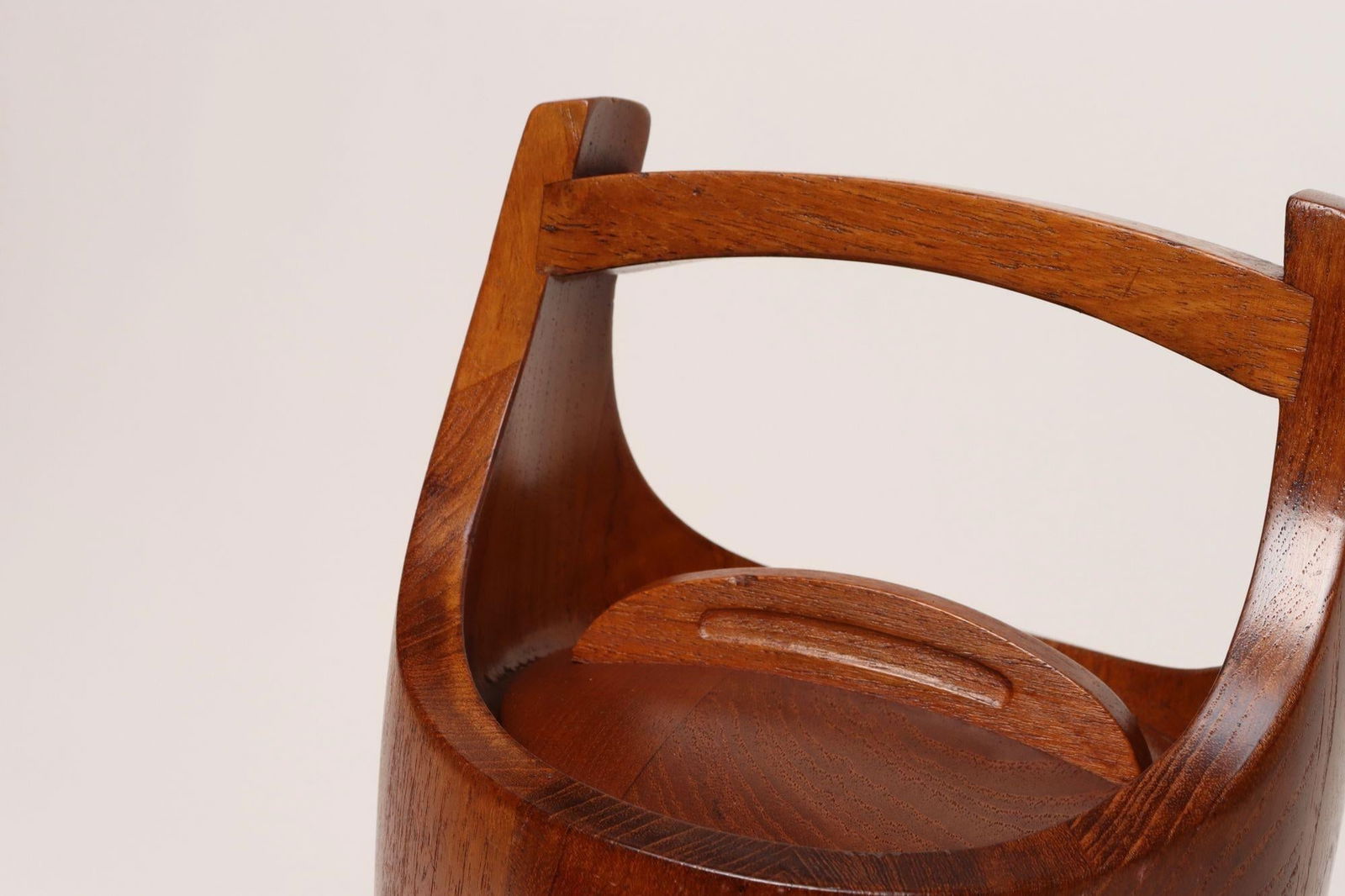 Danish Modern Staved Teak "Congo" Ice Bucket by Jens Quistgaard for Dansk - 12