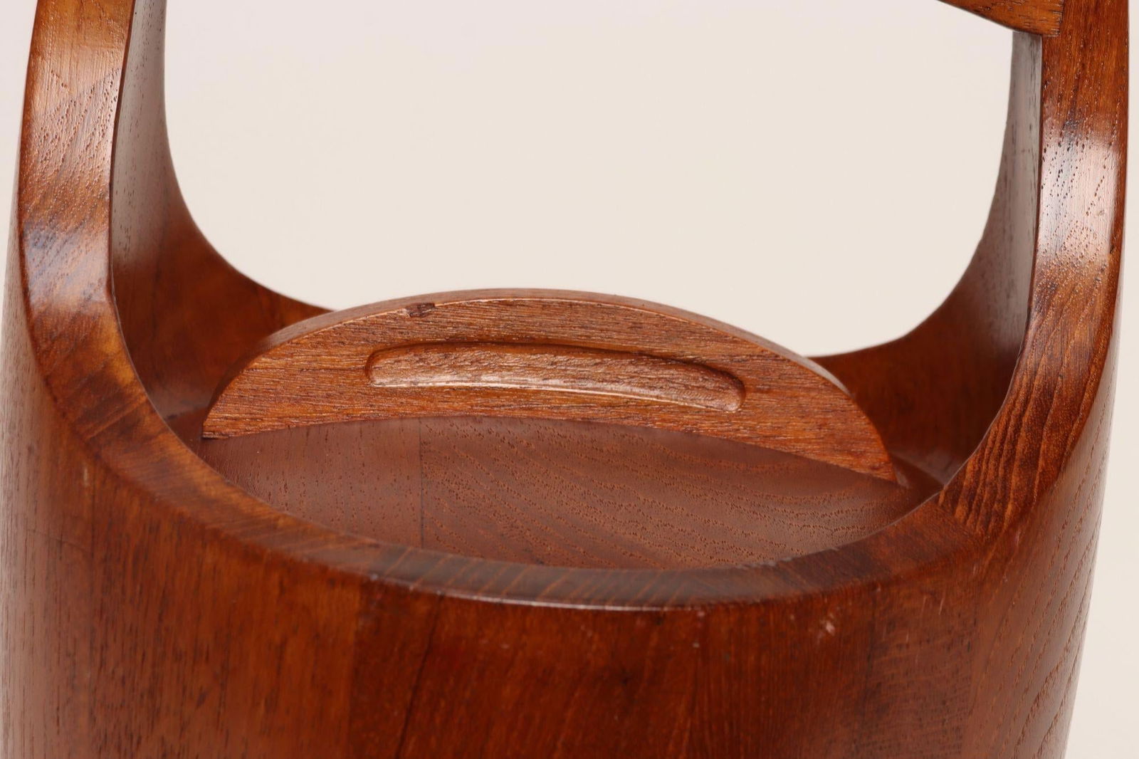 Danish Modern Staved Teak "Congo" Ice Bucket by Jens Quistgaard for Dansk - 15