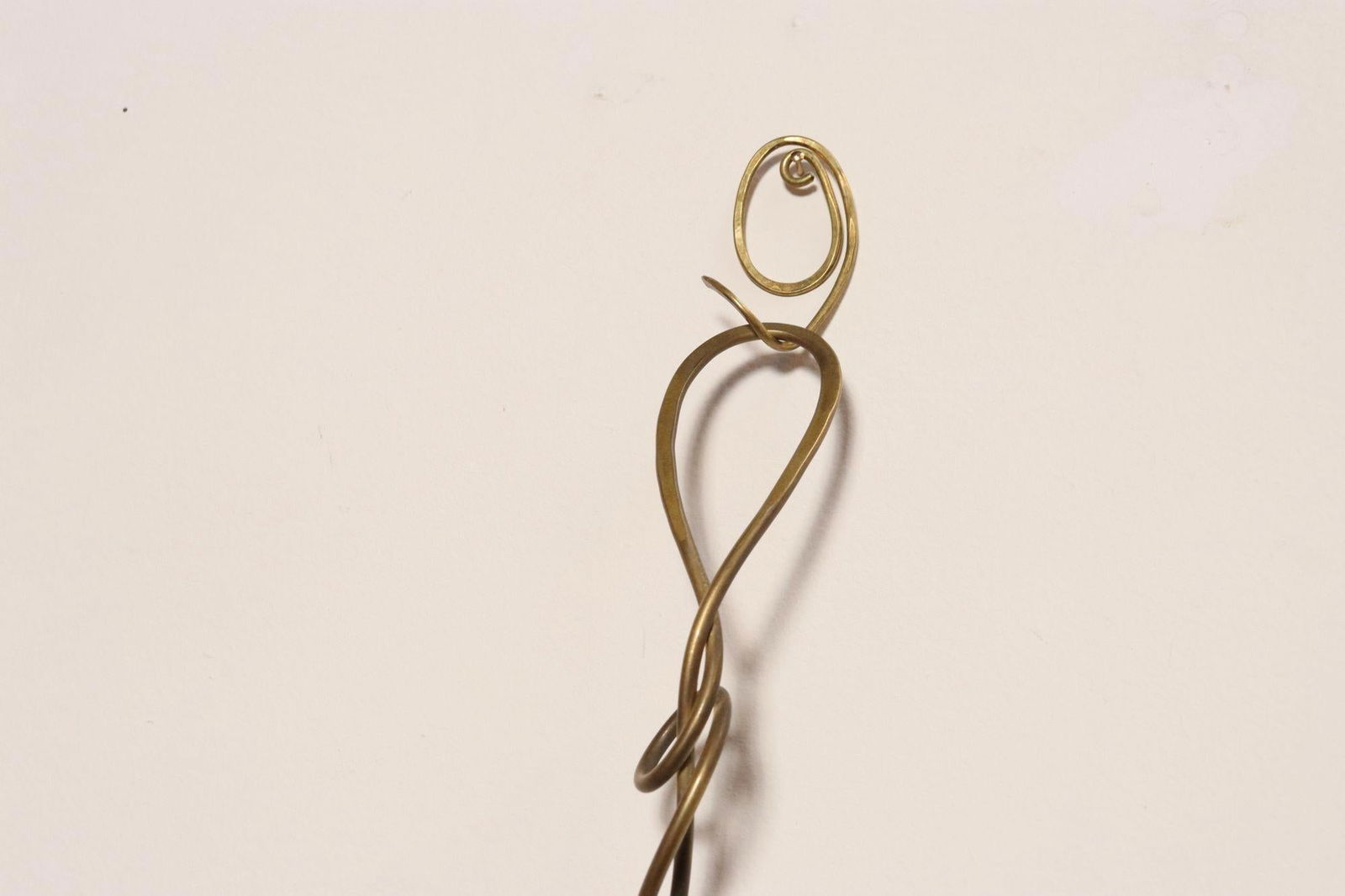 Set of Three Brutalist Brass Decorative Serving Pieces - Ladle, Spoon, and Fork - 15