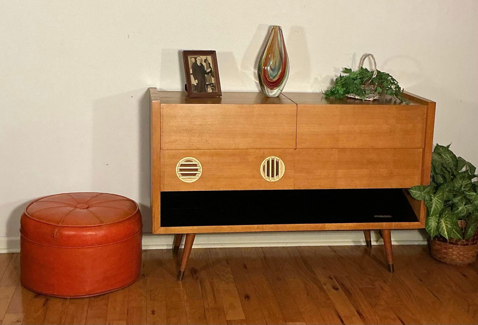 Mid-Century German Grundig Majestic 7080 Wf Stereo Console Radio, Circa 1955-1957 - 12