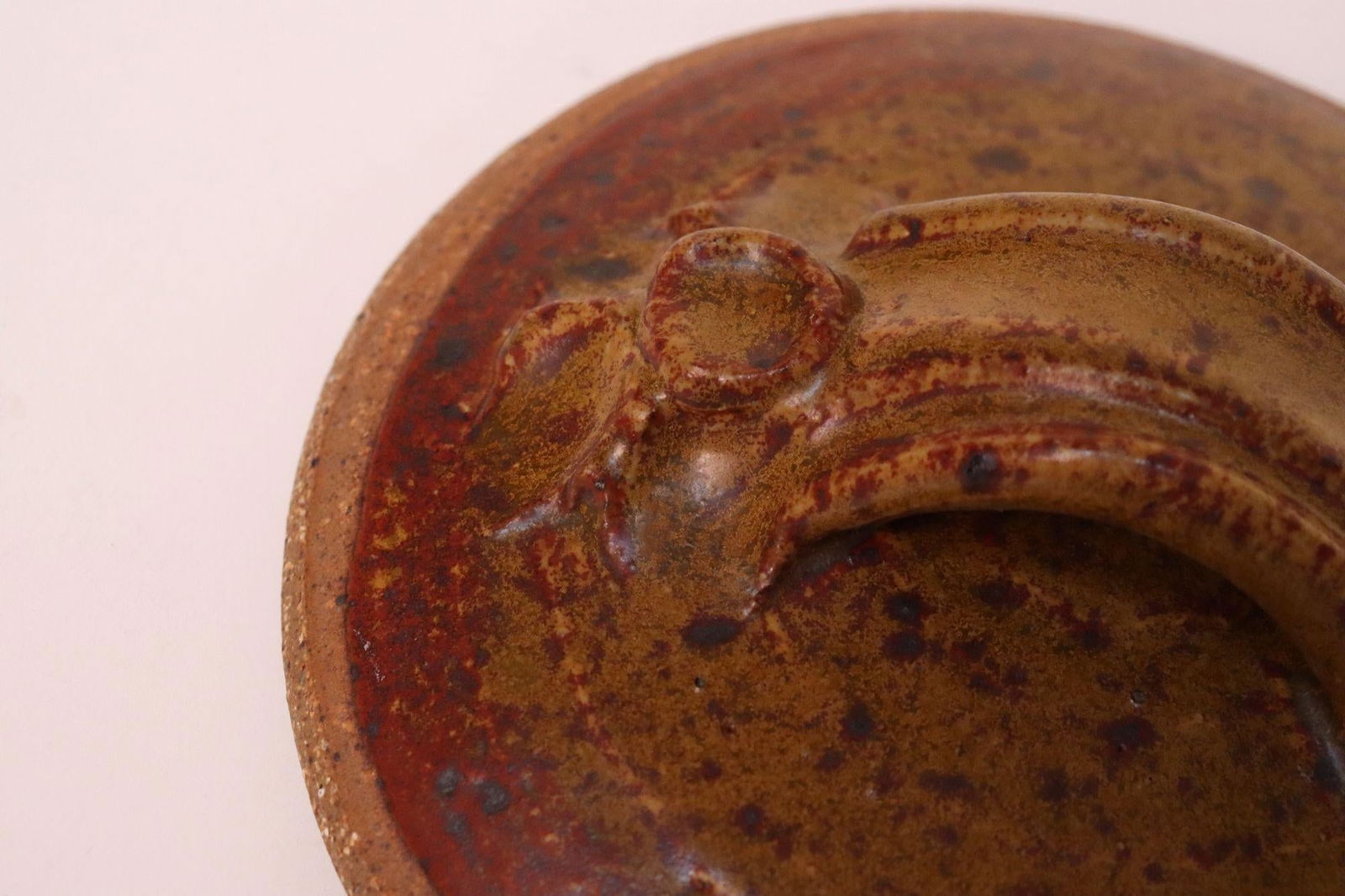 Mid-Century Modern Ochre Studio Pottery Bowl With Lid by Deanna Nichols - 14