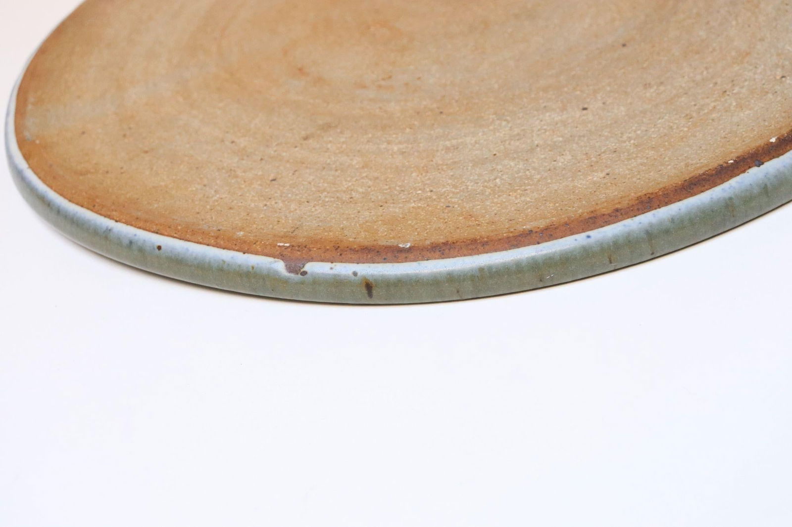 Vintage Studio Pottery Charger With Foliage Decoration by Deanna Nichols - 11