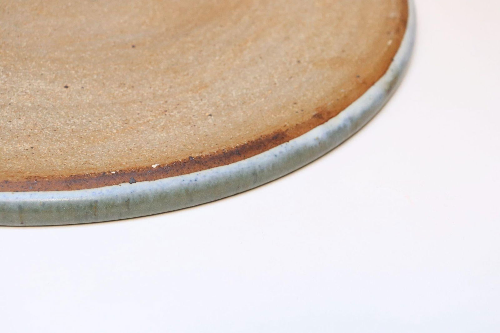 Vintage Studio Pottery Charger With Foliage Decoration by Deanna Nichols - 12