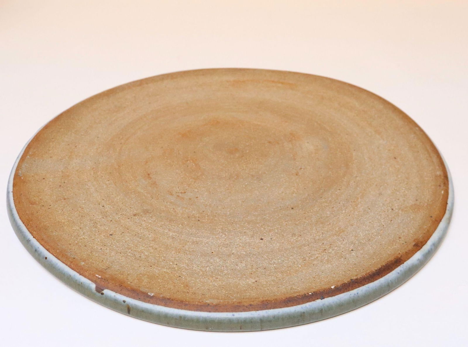 Vintage Studio Pottery Charger With Foliage Decoration by Deanna Nichols - 6