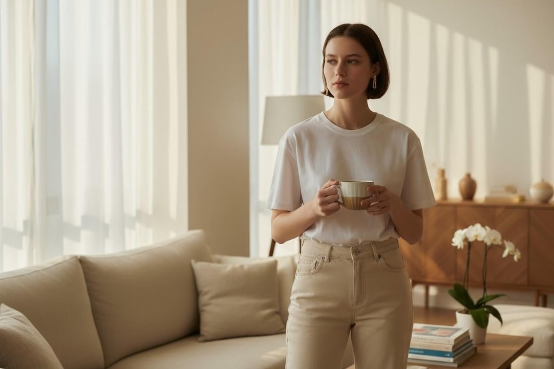 14k Yellow Gold Rope Chain Looping Spiral Chain Design Earrings, A Pair - 2