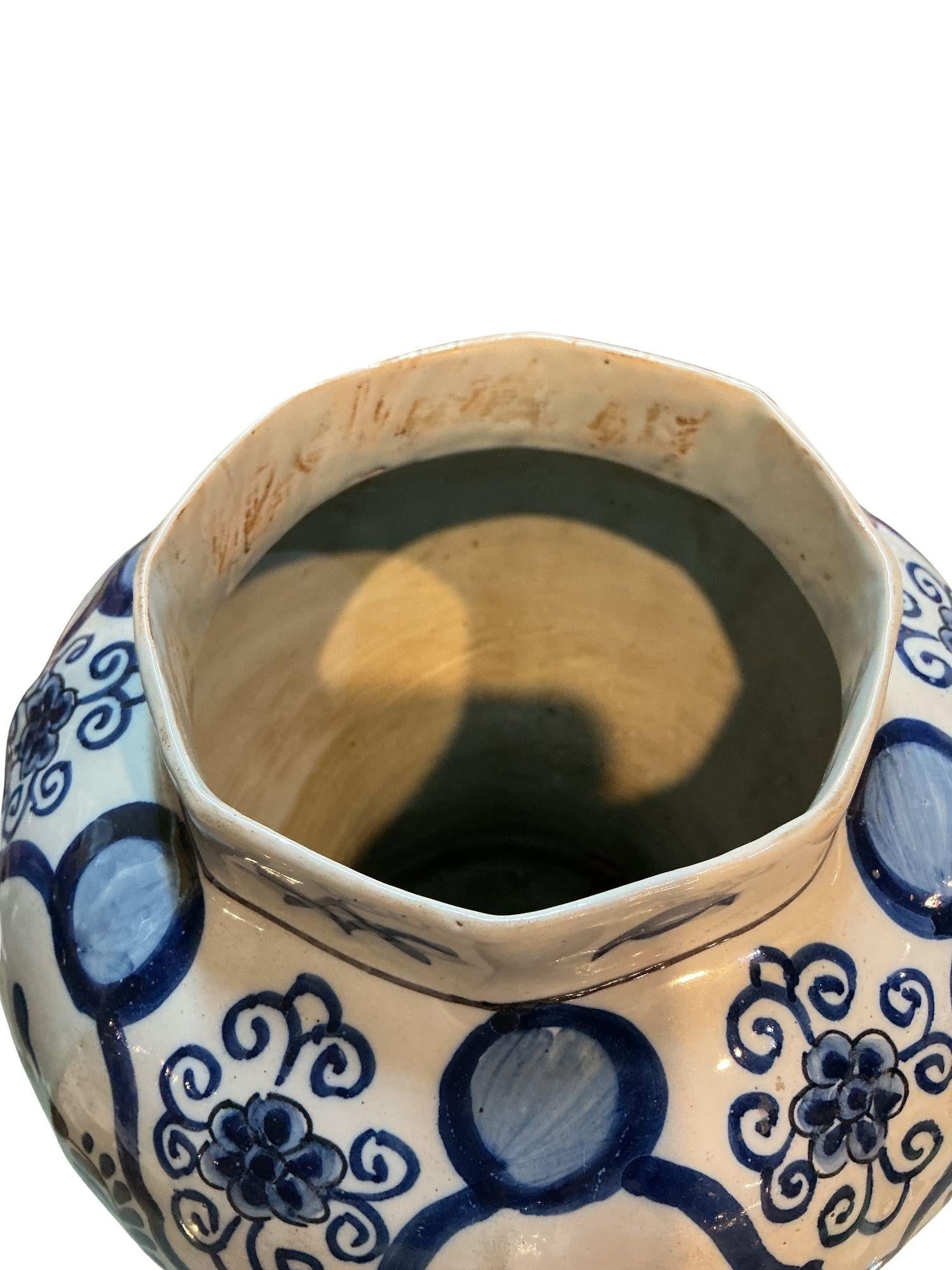 18th Century Johannes Van Duijn Dutch Ceramic Vase - 13