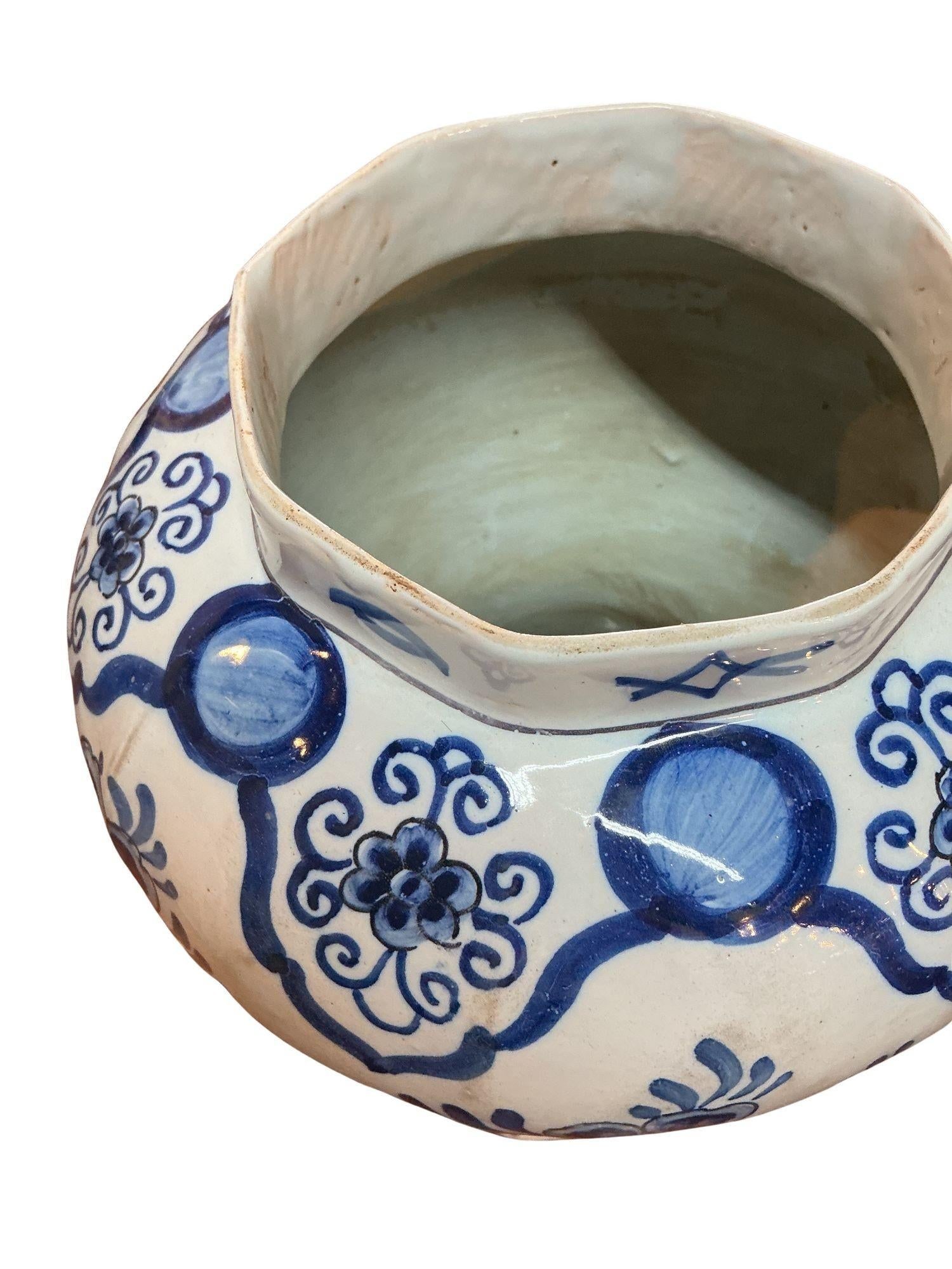 18th Century Johannes Van Duijn Dutch Ceramic Vase - 8