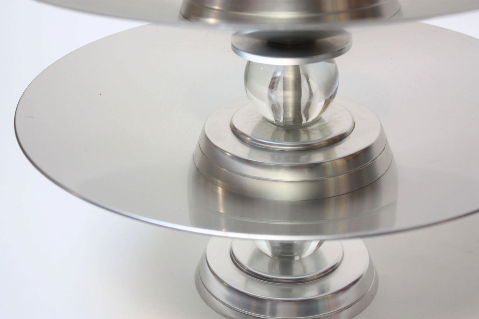 Deco Aluminum 'Stratford' Compotes by Lurelle Guild for Kensington - Set of 3 - 3