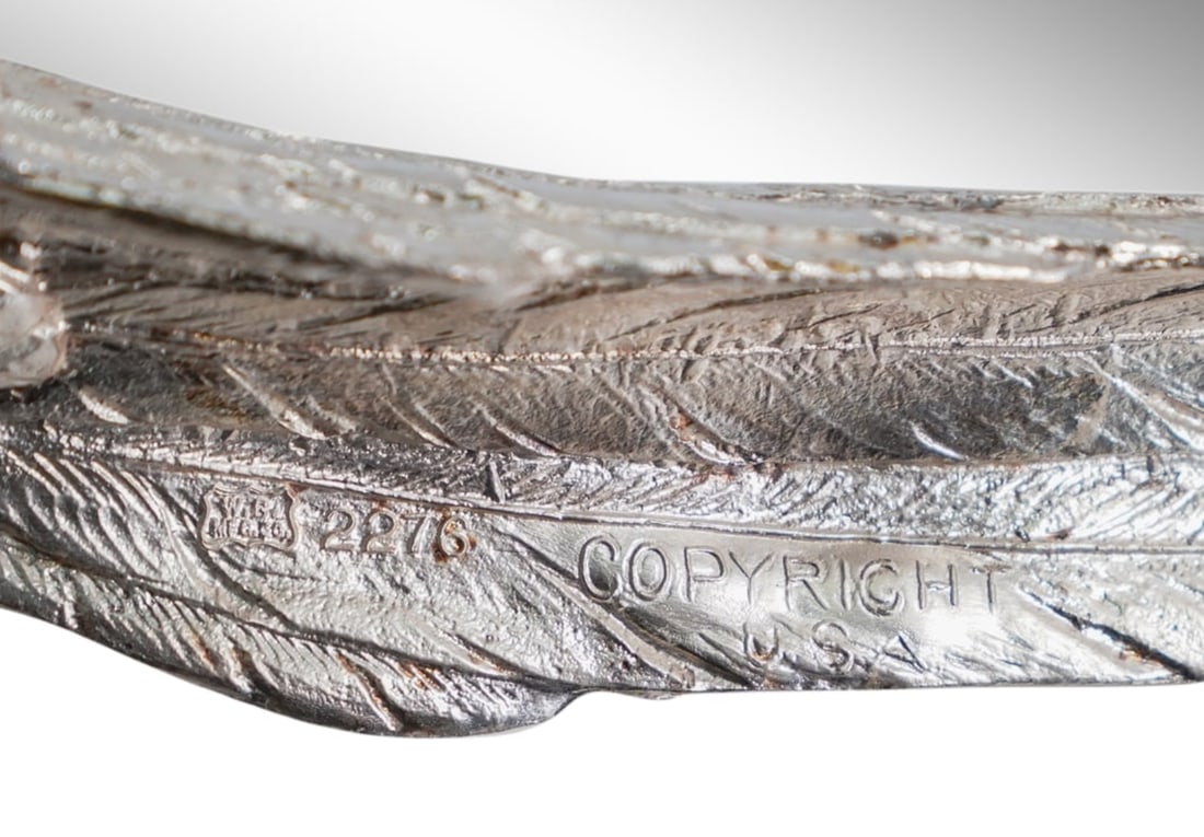 Pair of Silver Plated Pheasants - 12