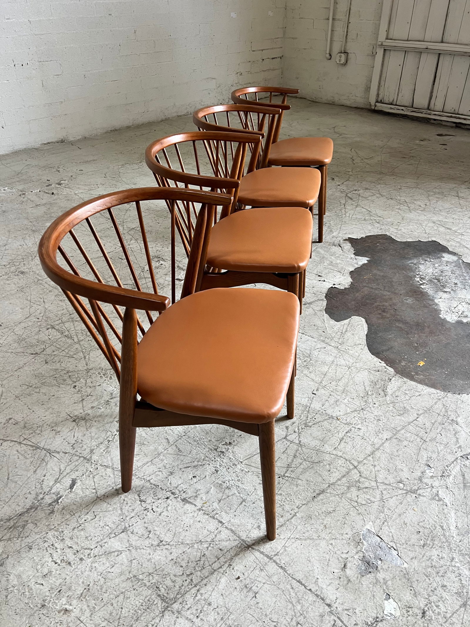 Newly Refinished Teak Dining Chairs by Helge Sibast for Sibast Mobelfabrik - Set of 4 - 2