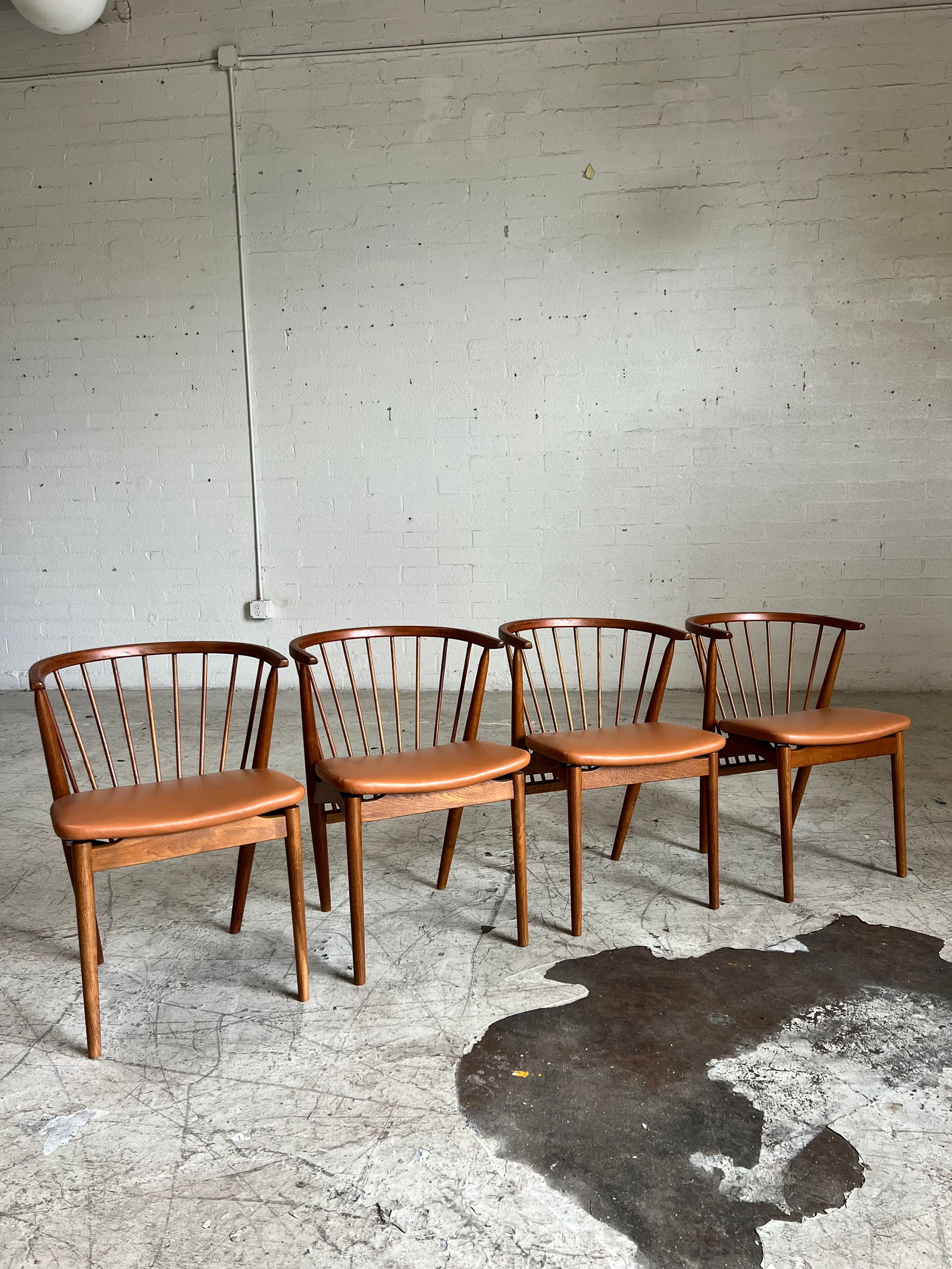 Newly Refinished Teak Dining Chairs by Helge Sibast for Sibast Mobelfabrik - Set of 4 - 3