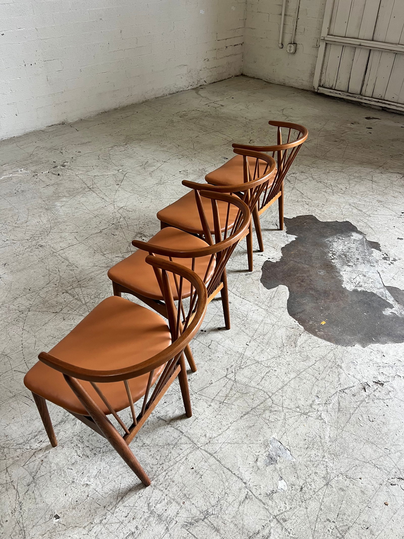 Newly Refinished Teak Dining Chairs by Helge Sibast for Sibast Mobelfabrik - Set of 4 - 5