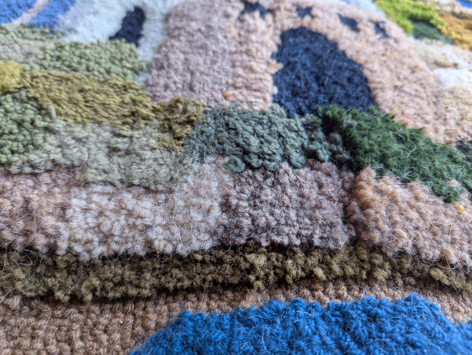 Late 20th Century Hand Crafted Decorative Jaffa Carpet Designed and Made in Israel Featuring Old Jer - 5