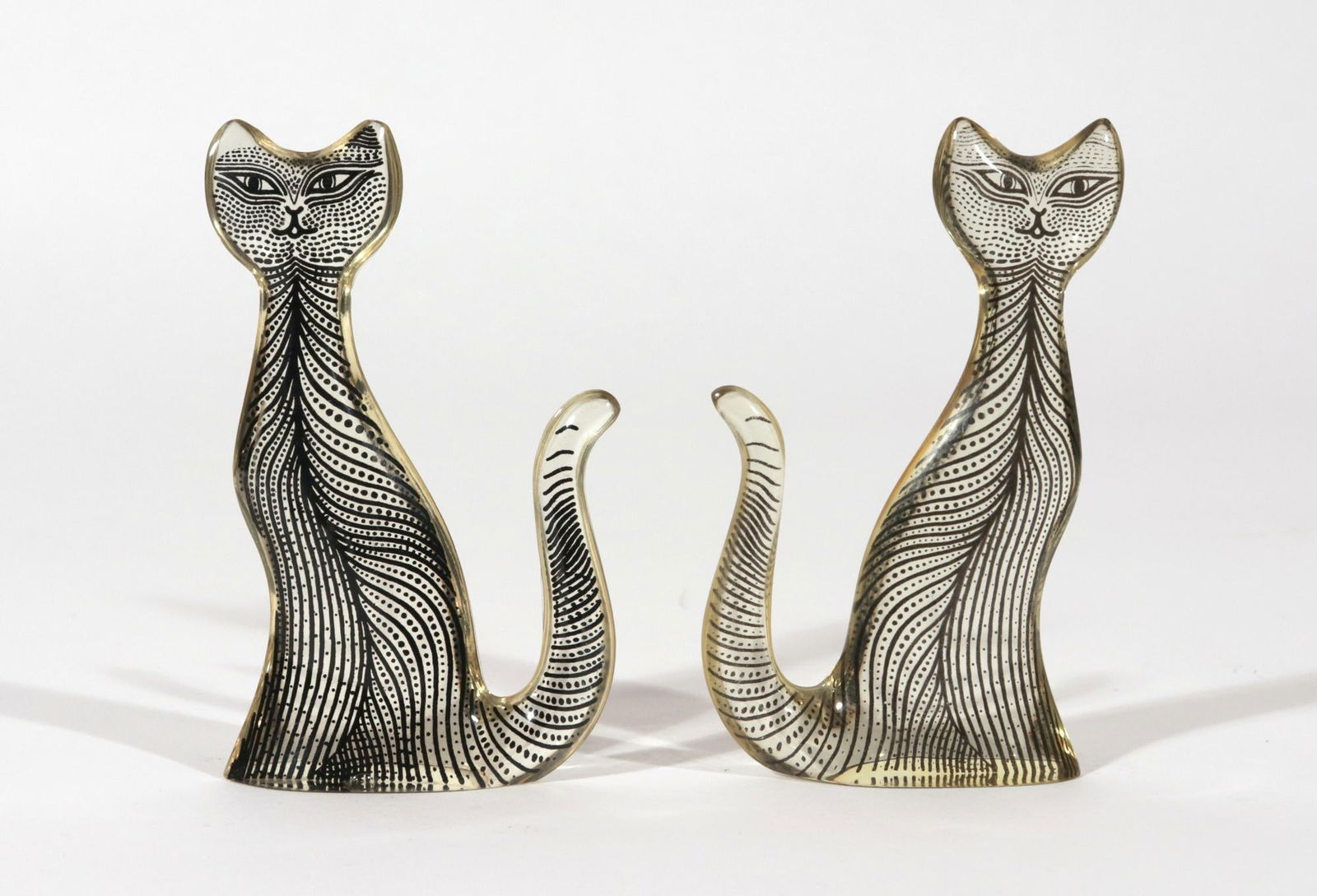 Abraham Palatnik Large Lucite Cats - 3