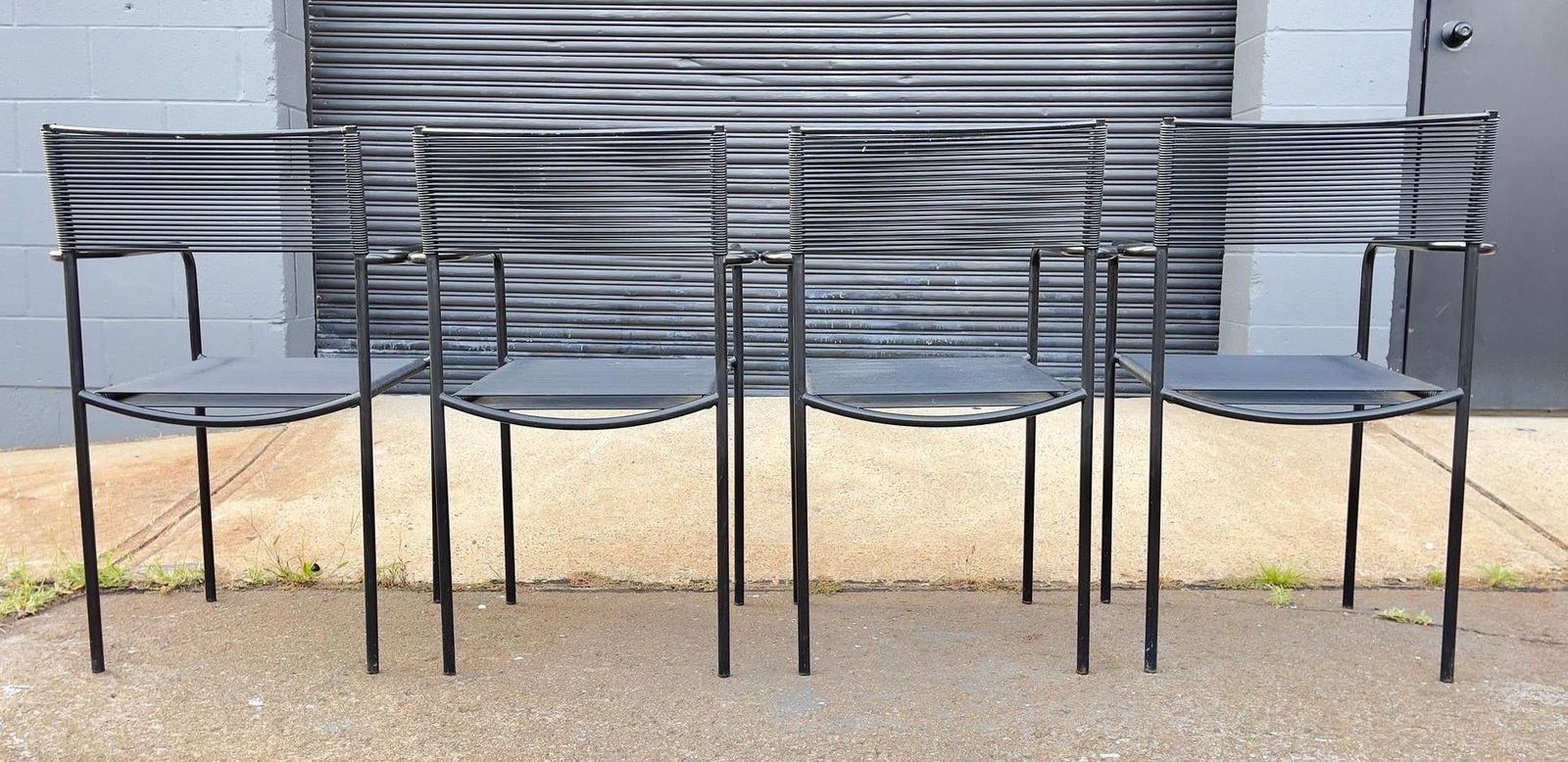 Vintage Italian Spaghetti Strap Armchairs Modèle 131 Attributed to Giandomenico Belotti for - 10