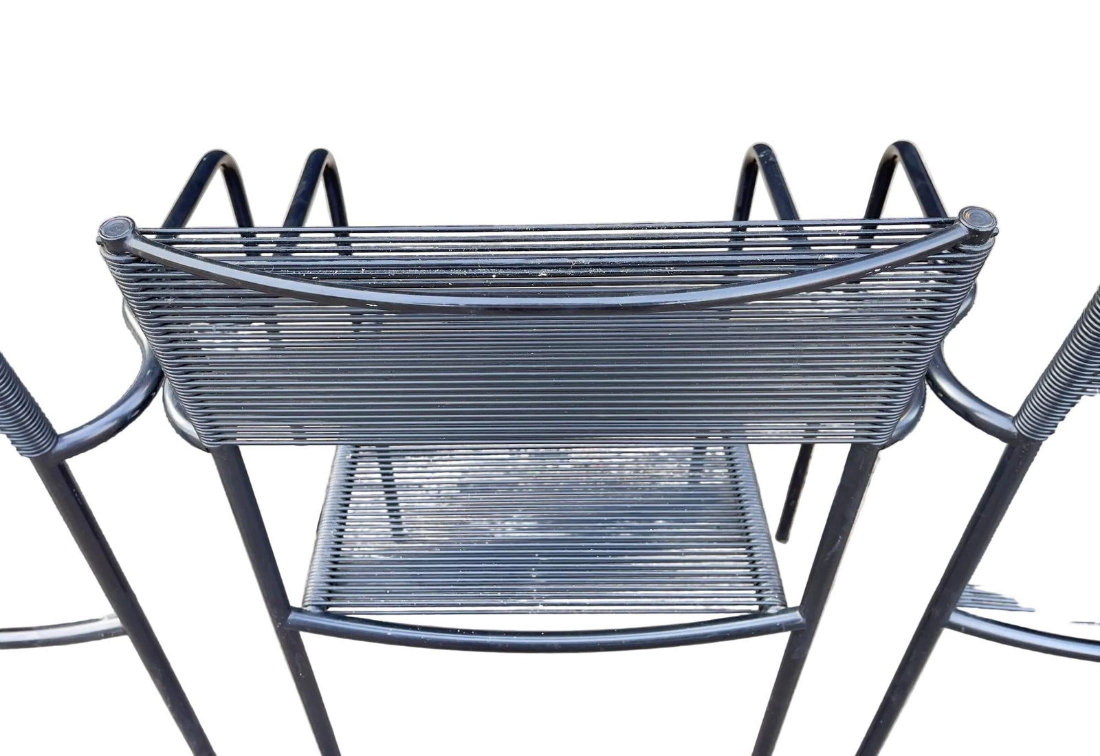 Vintage Italian Spaghetti Strap Armchairs Modèle 131 Attributed to Giandomenico Belotti for - 5