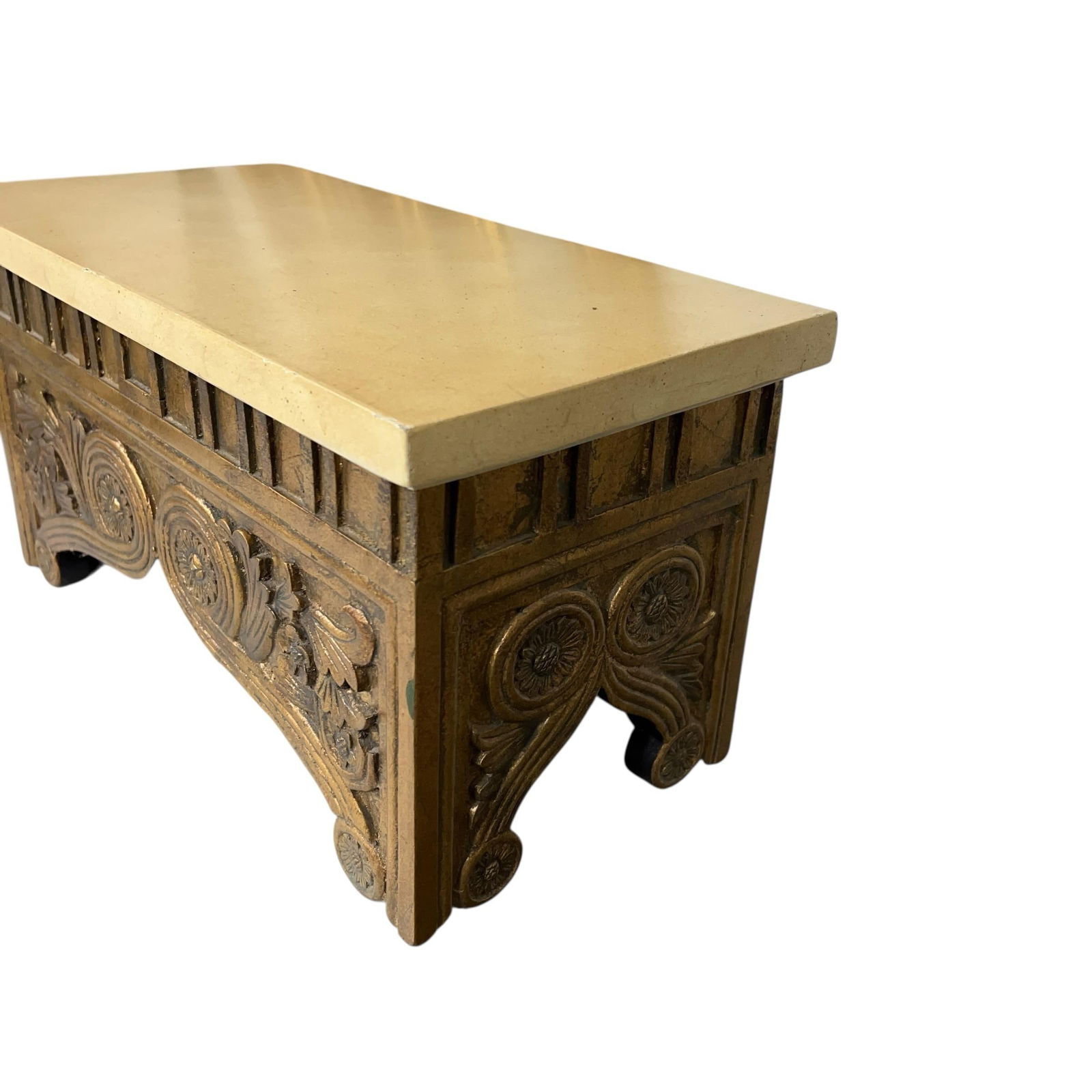 Vintage Large Carved Giltwood Florentine Style Decorative Box - 2