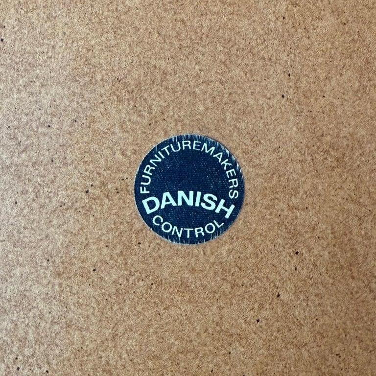 Set of Four Scandinavian Modern Rosewood Dining Chairs by Poul Volther - 9