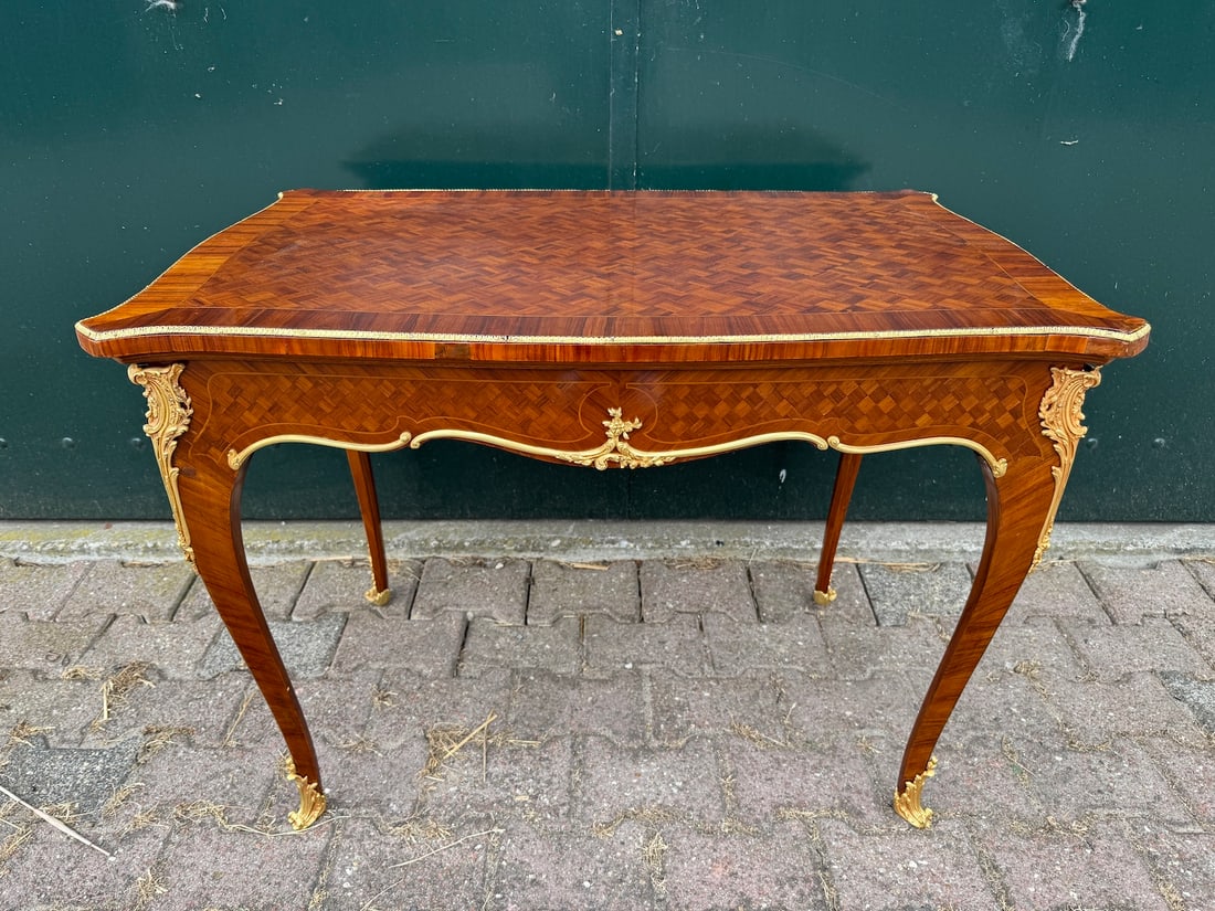 1840s French Neoclassical Mahogany Gilt Bronze Table 1pc Art - 6
