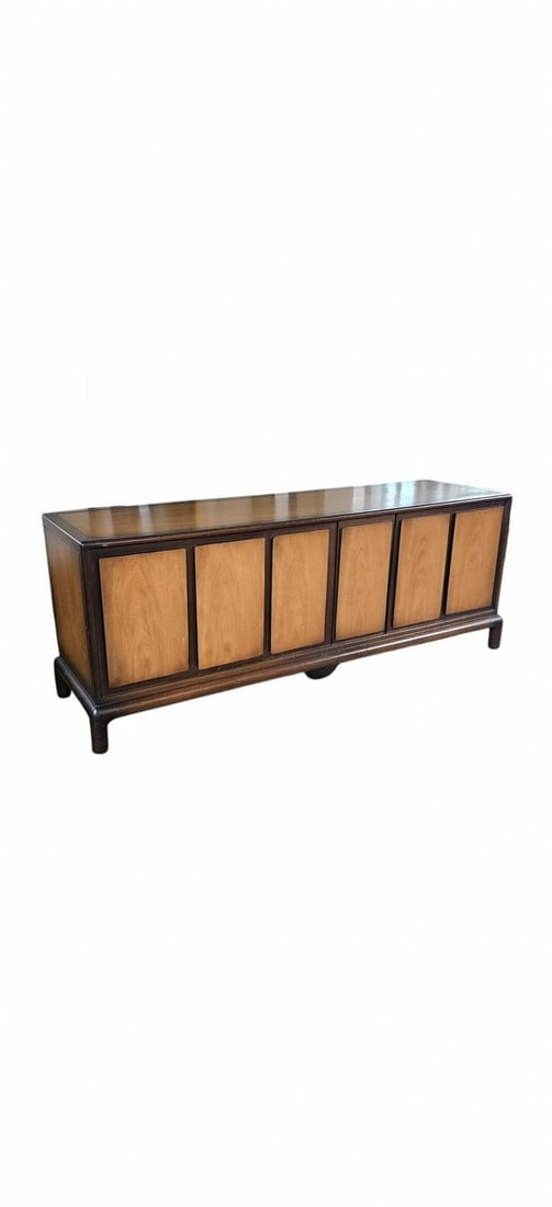 Vintage Mount Airy Mid-Century Modern Credenza Two-Tone Walnut Finish - 2