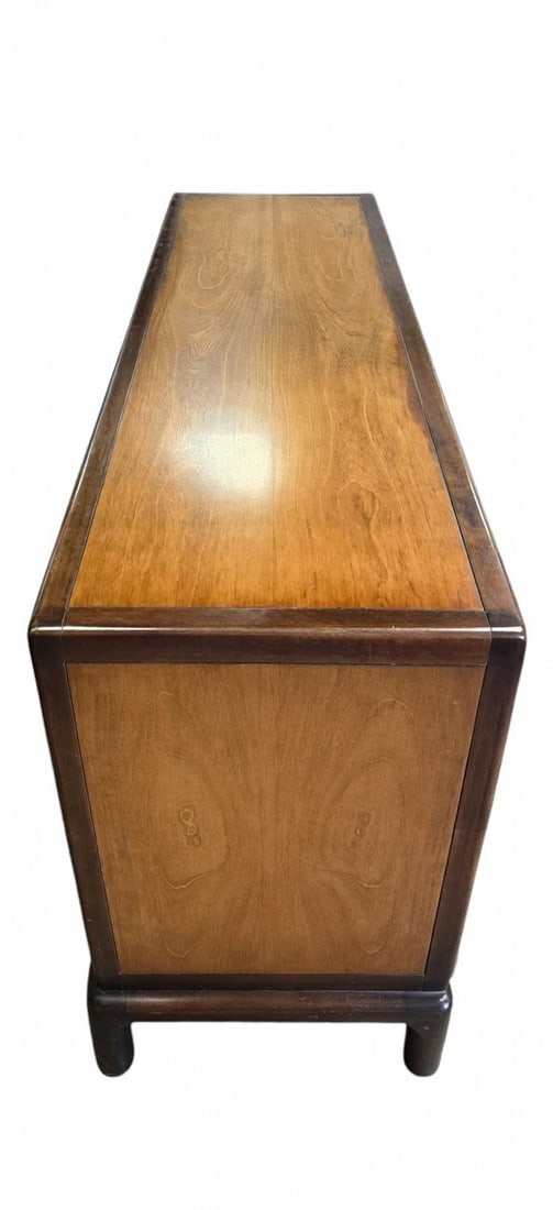 Vintage Mount Airy Mid-Century Modern Credenza Two-Tone Walnut Finish - 3