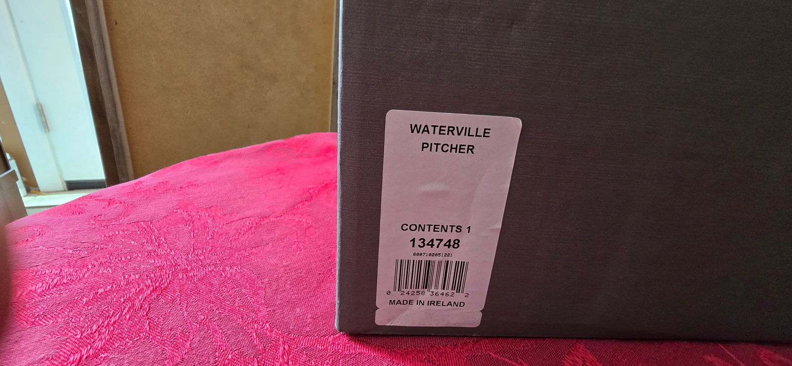Vintage Waterford Crystal Set With Original Boxes & Labels - O'Mara 10" Bowl, Waterville Pitcher & F - 15